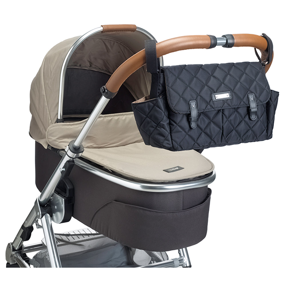 Storksak Quilted Stroller Organizer (Black)