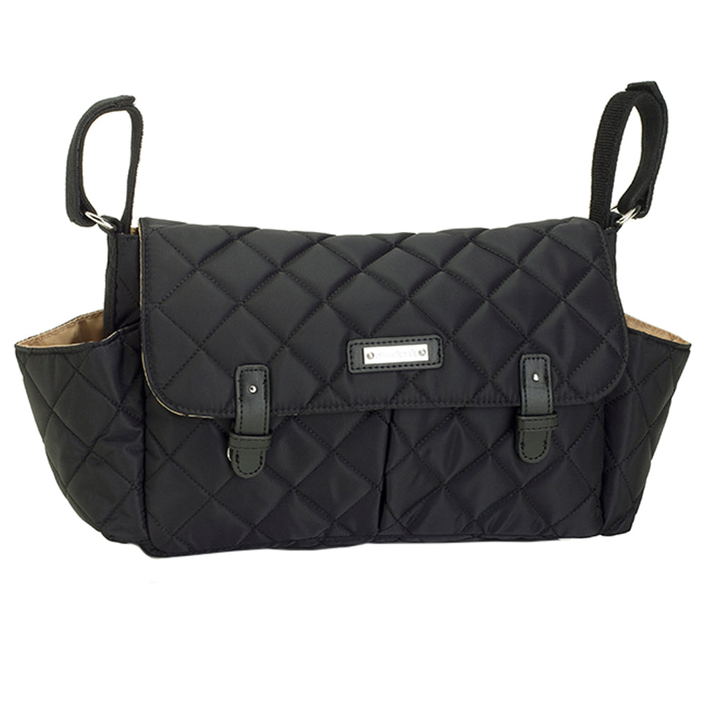 Storksak Quilted Stroller Organizer (Black)