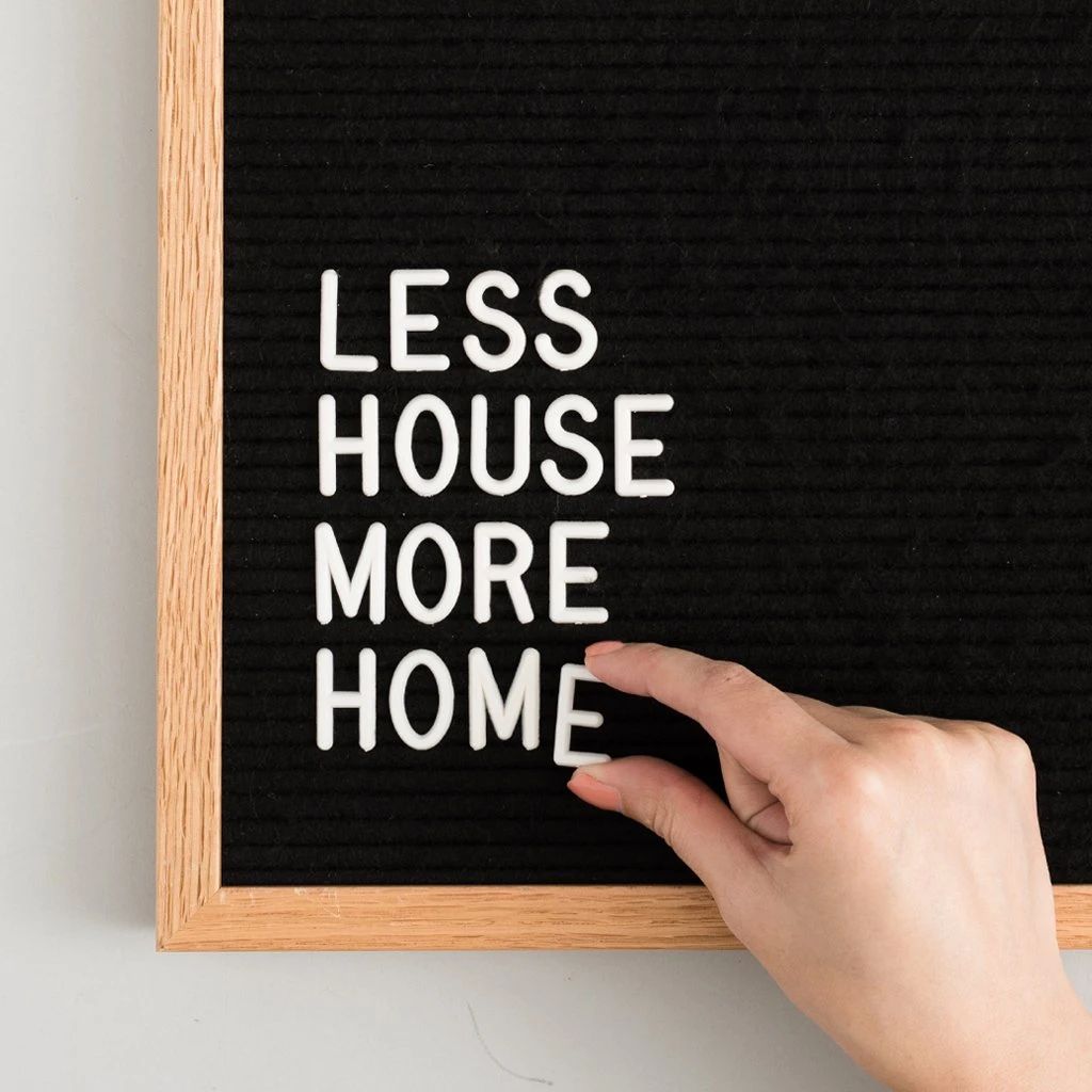 The Writer Oak Letter Board