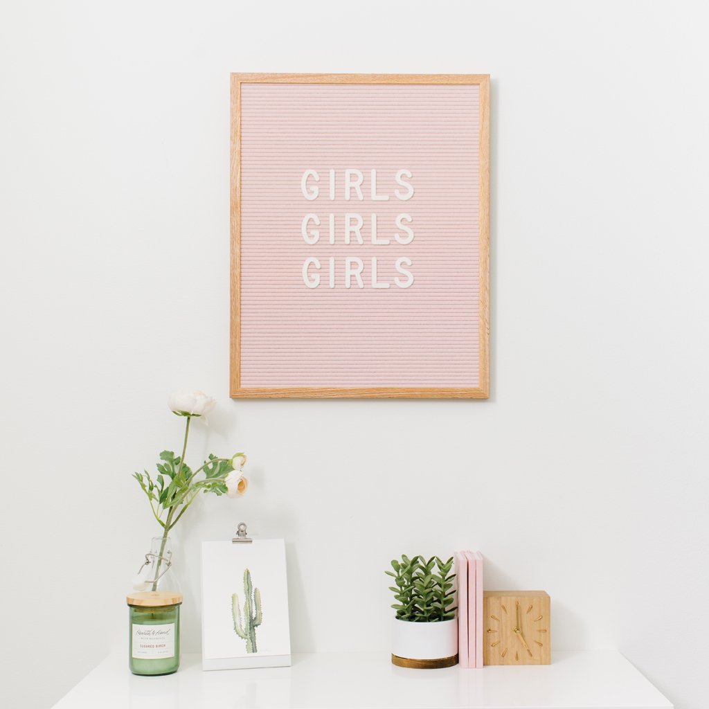 The Writer Blush Letter Board