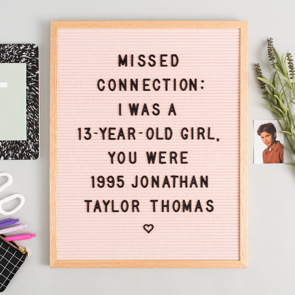 The Writer Blush Letter Board