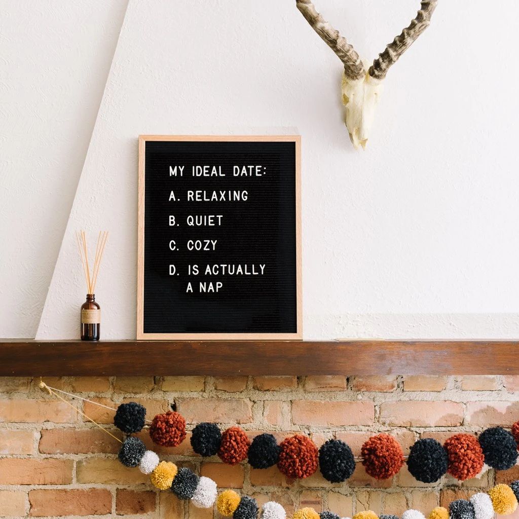 The Writer Oak Letter Board