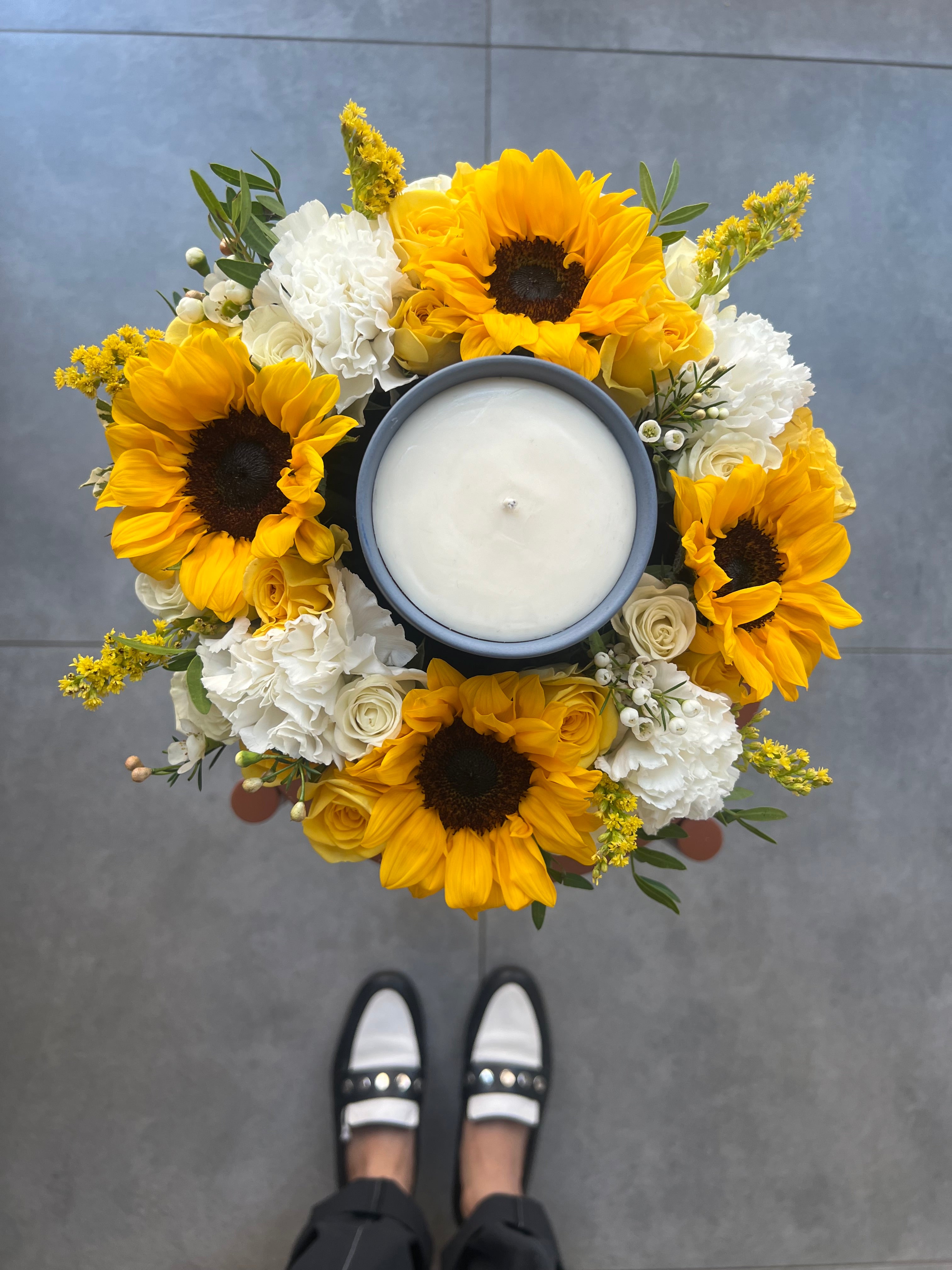 Sunlight Hat Box w/ Candle