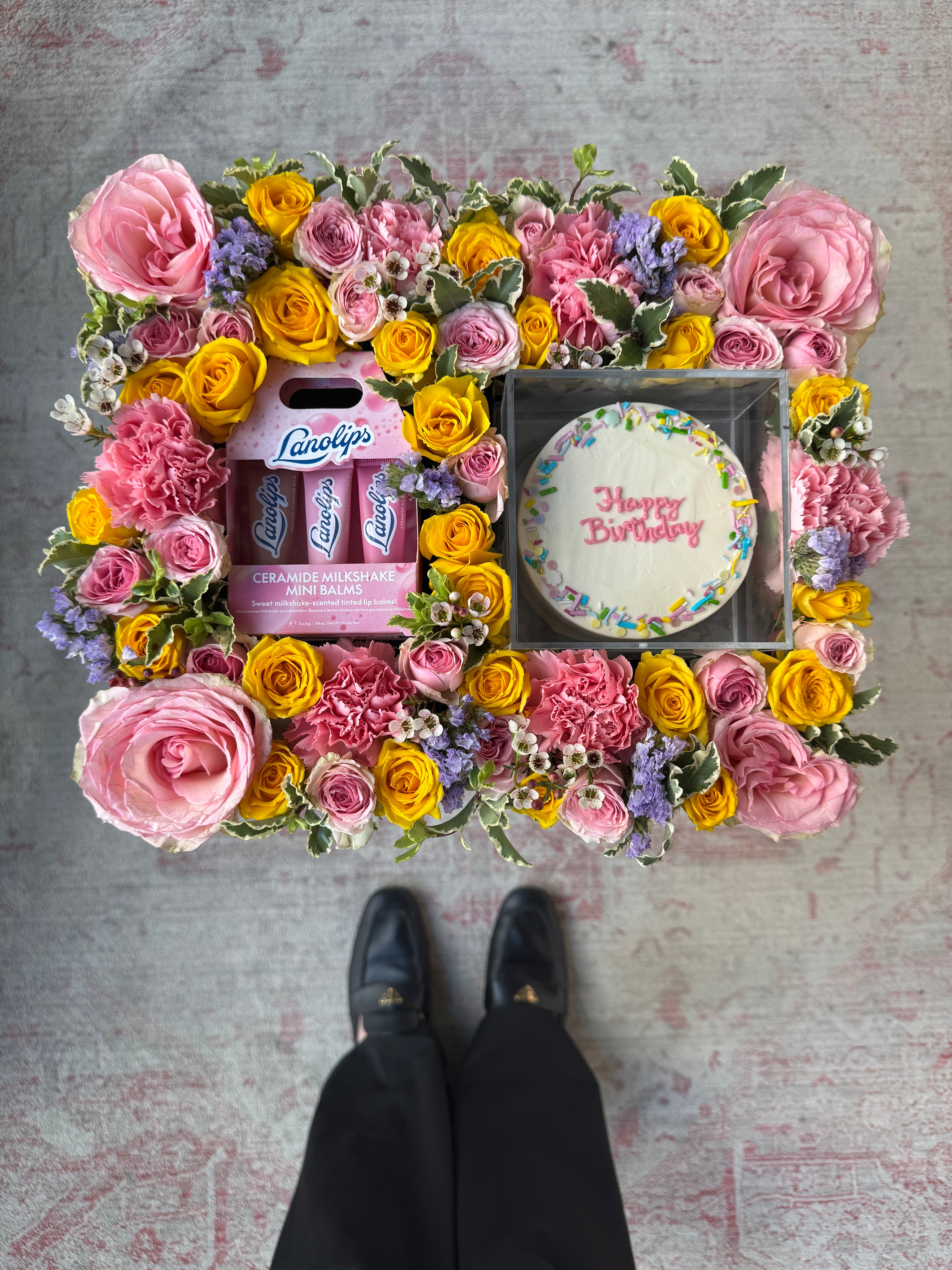 Pretty in Pink Birthday Tray