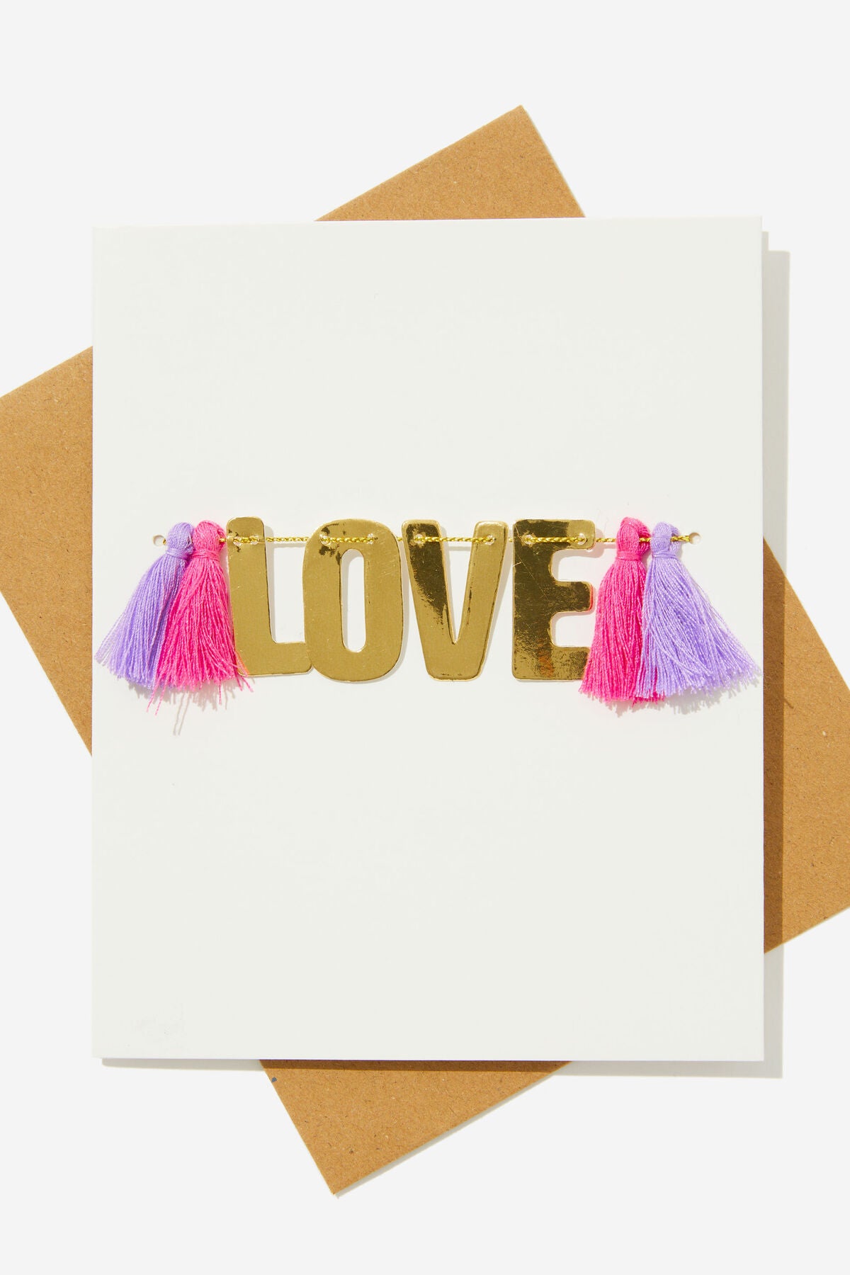 Love Tassle Card