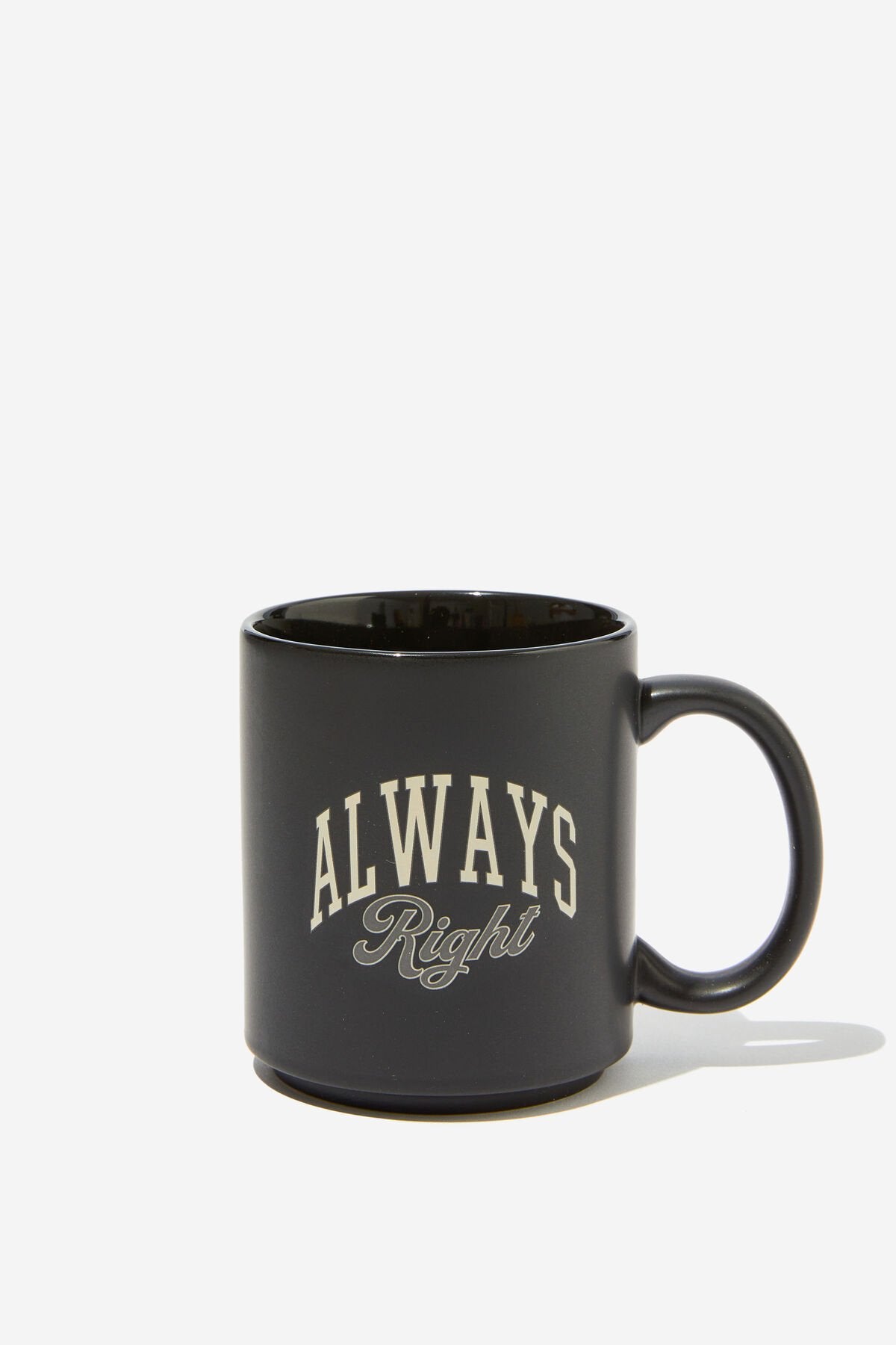 Always Right Black Mug