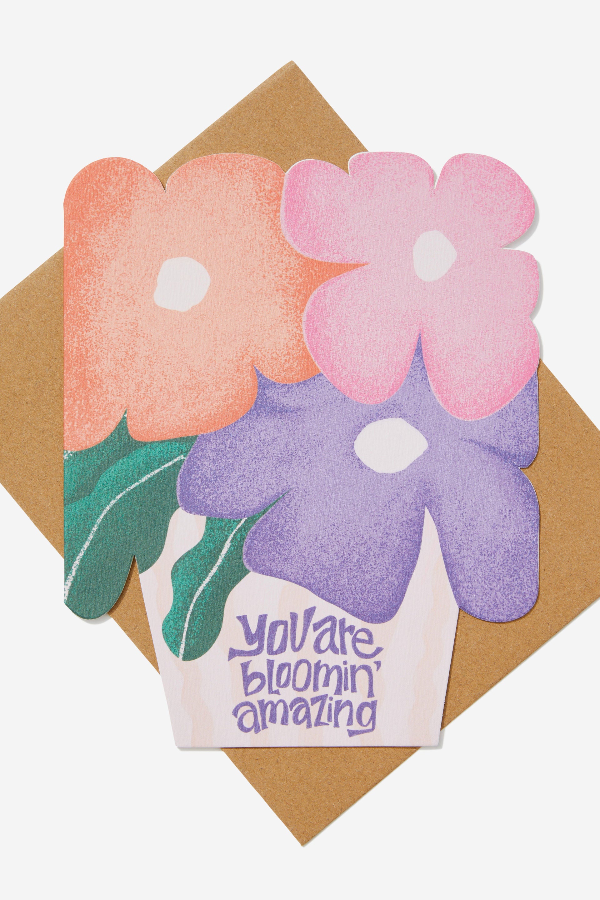 Blooming Amazing Cut Out Card