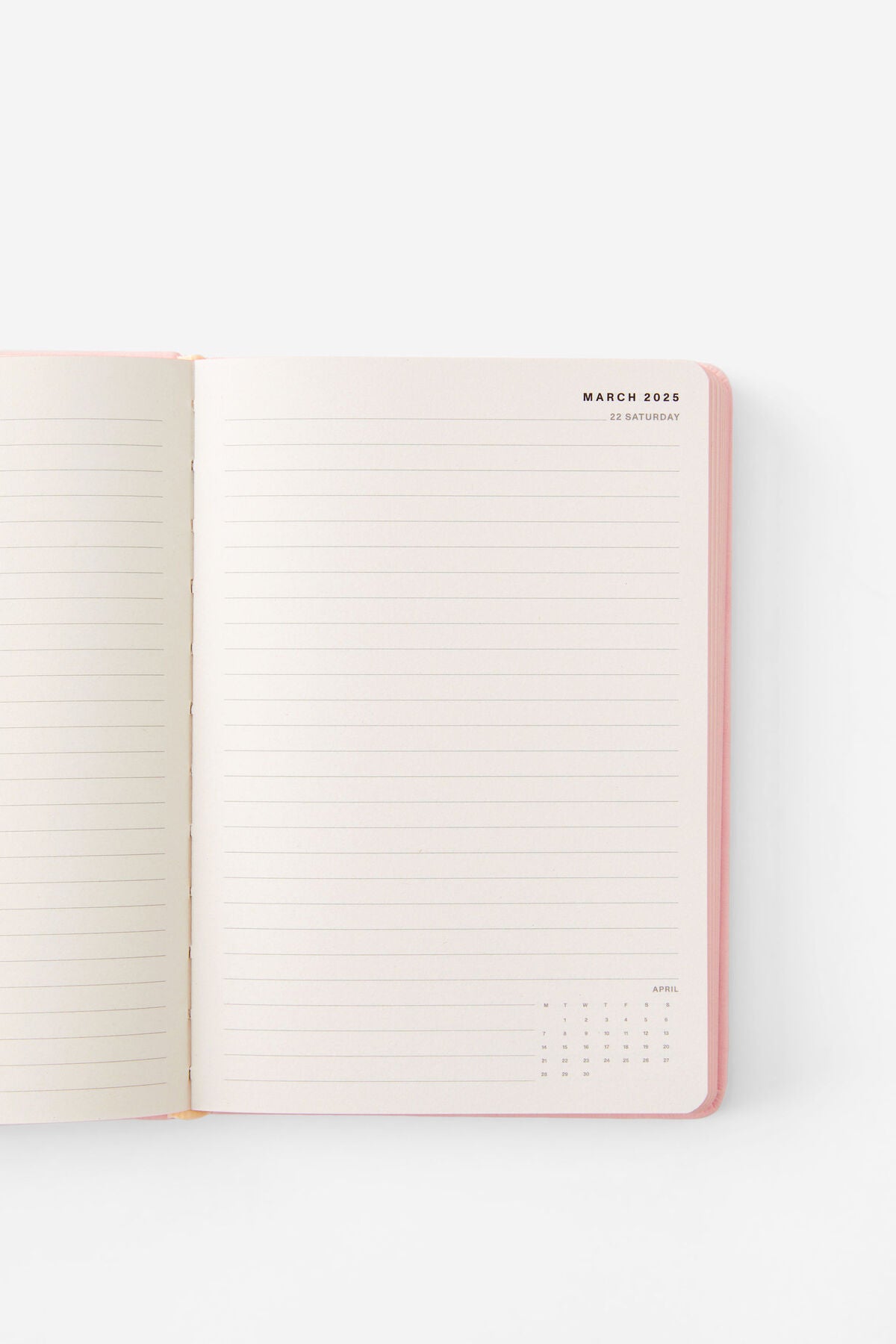 2025 A5 Daily Diary (Pink)