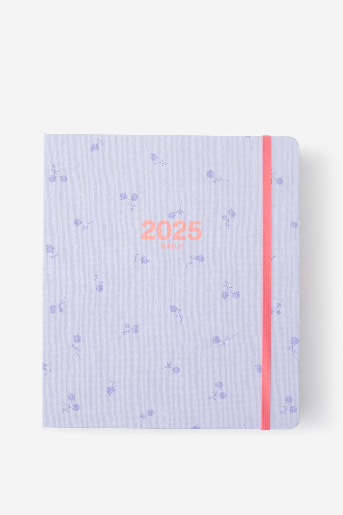 2025 Stay Focused Daily Planner (Lavender Ditsy)