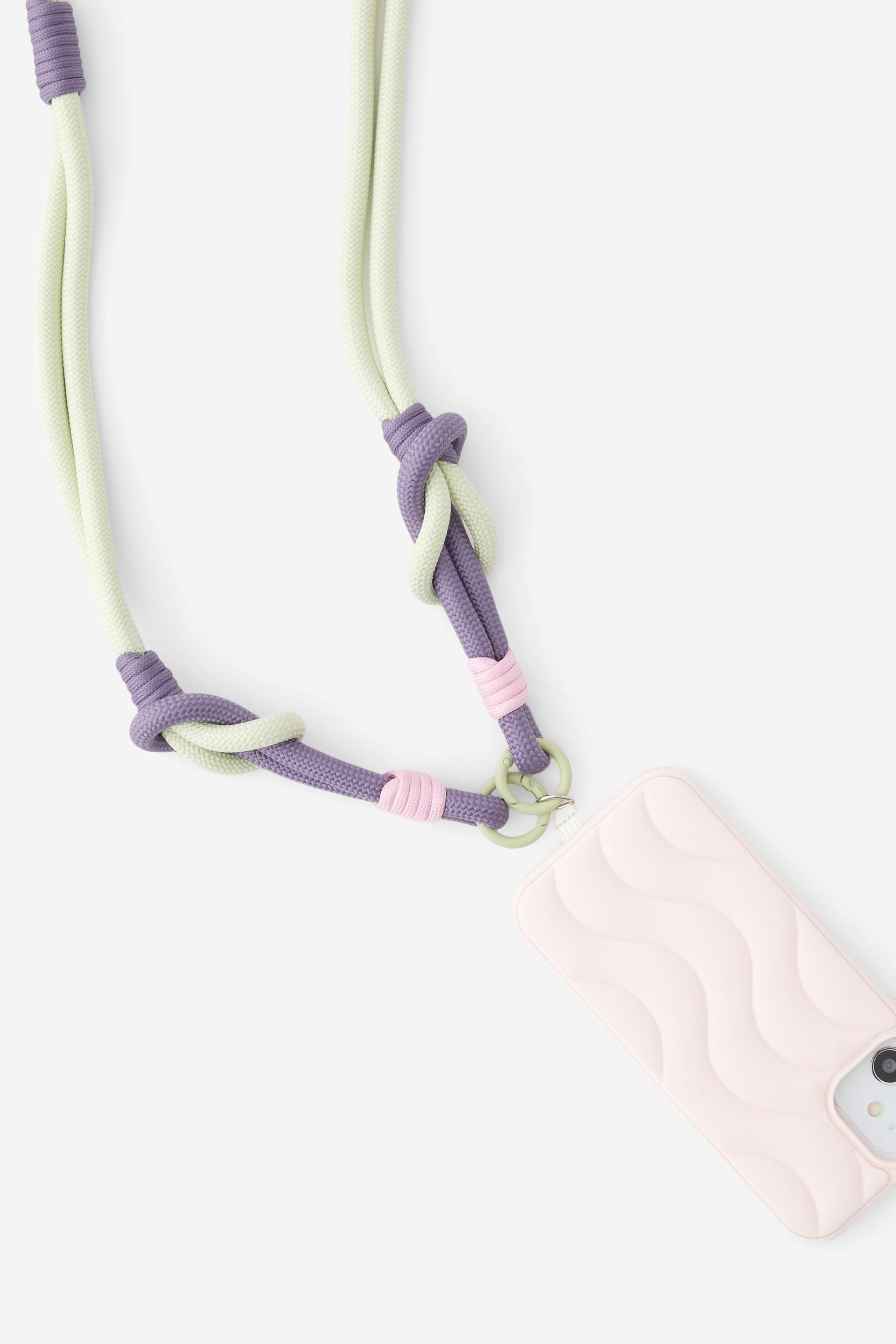 Lanyard Crossbody Strap (Matcha Cloud)