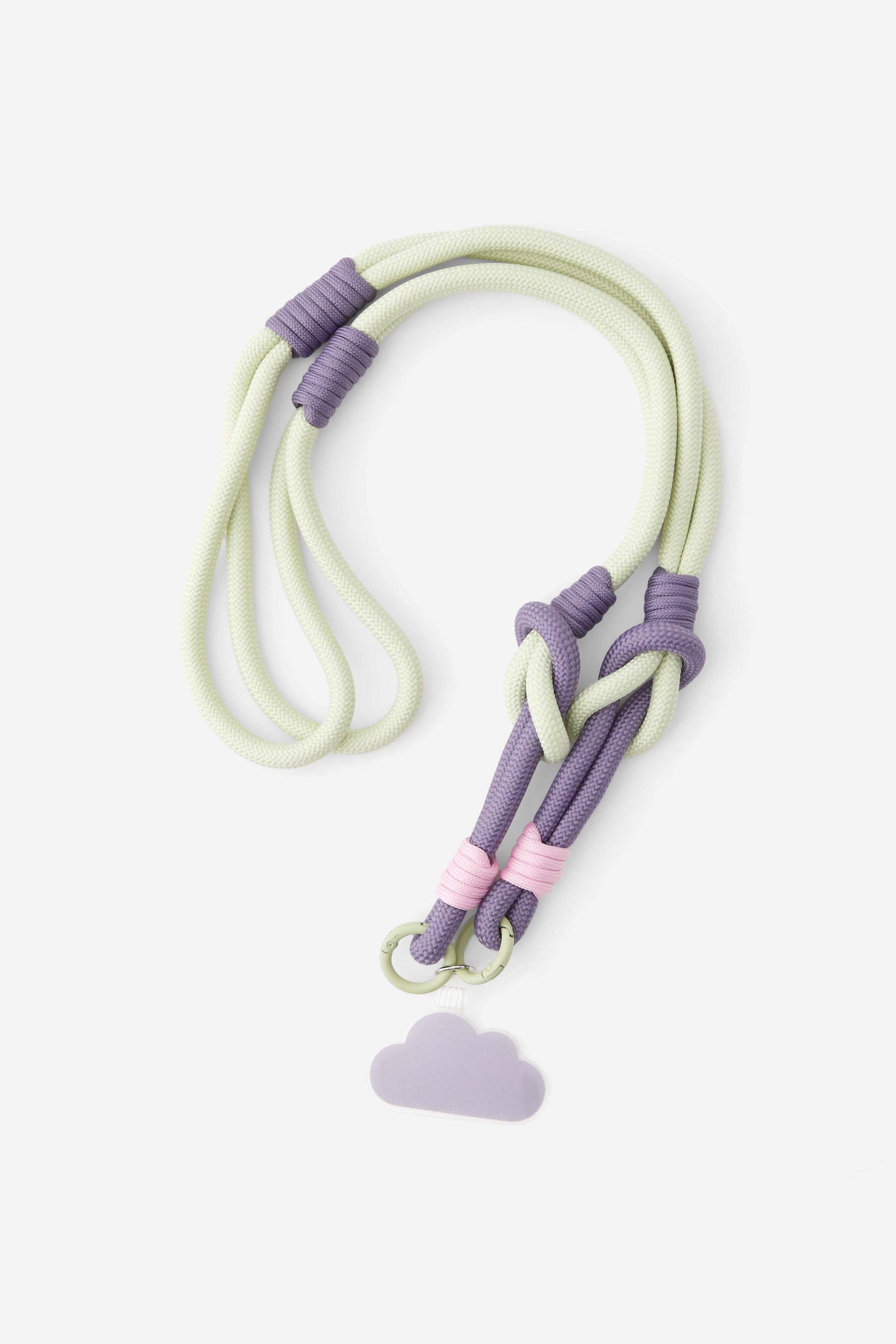 Lanyard Crossbody Strap (Matcha Cloud)