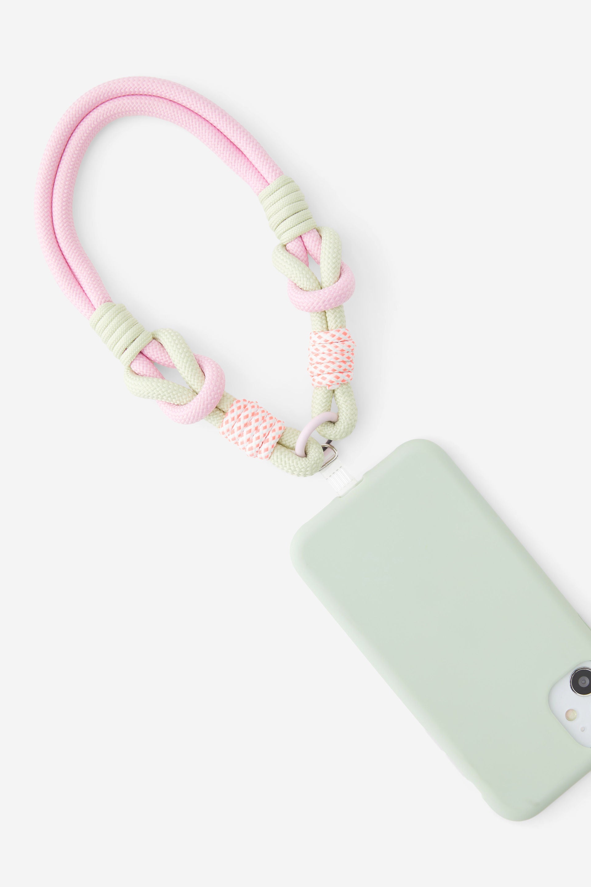 Lanyard Carry Strap (Pink Flower)