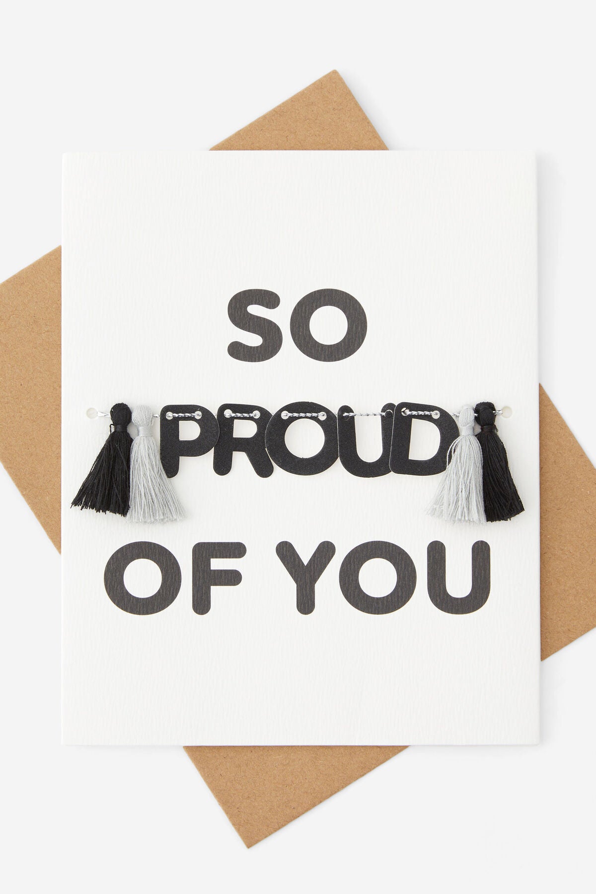 So Proud Of You Tassle Card