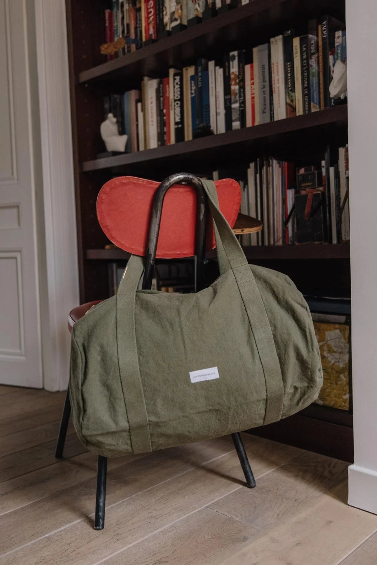 Organic Cotton Duffel Bag (Caper Green)