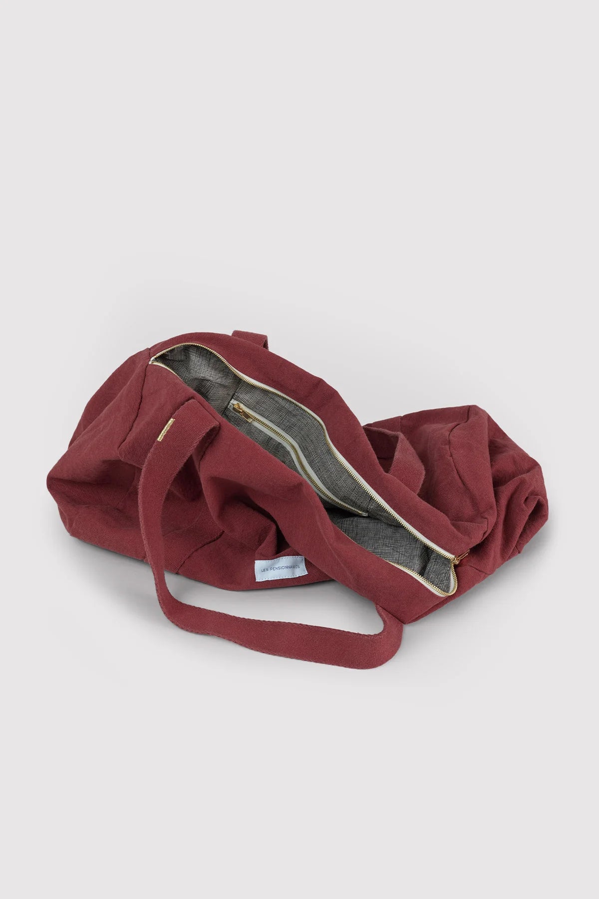 Organic Cotton Duffel Bag (Rust Red)