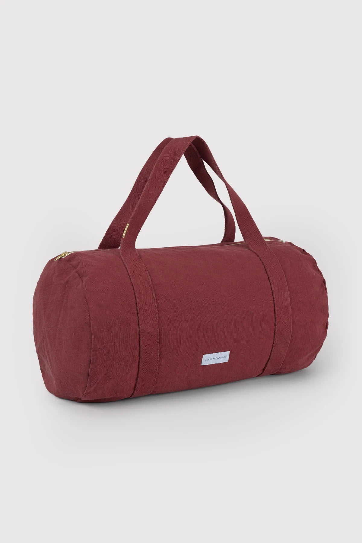 Organic Cotton Duffel Bag (Rust Red)