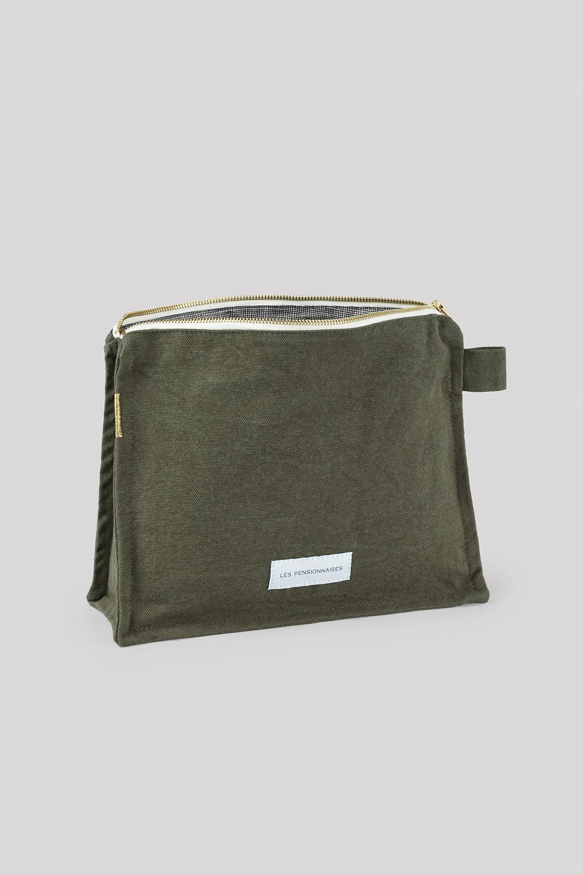 Canvas Toiletry Bag (Caper Green)