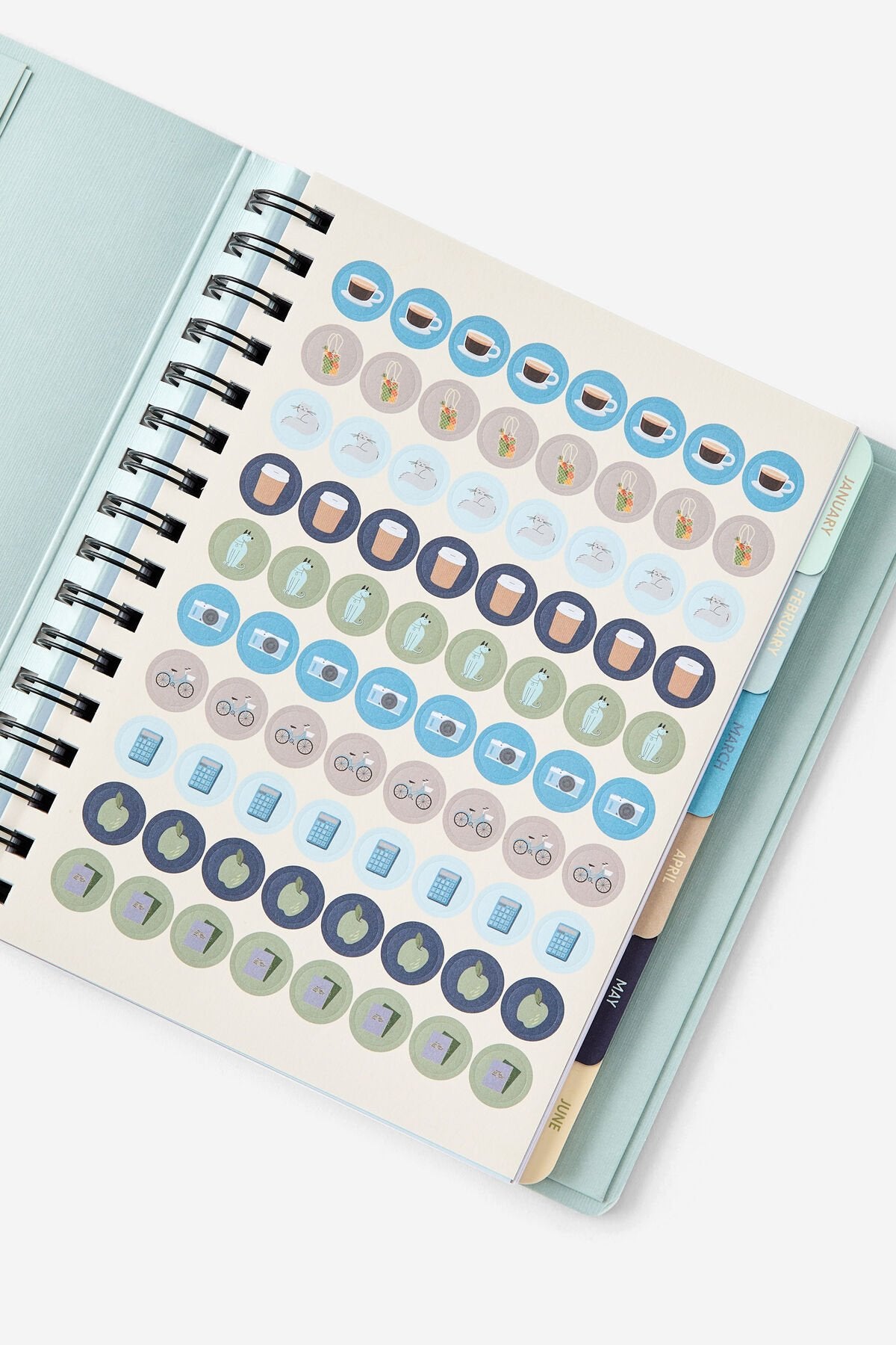 2026 Stay Focused Weekly Planner (Navy Stripes)