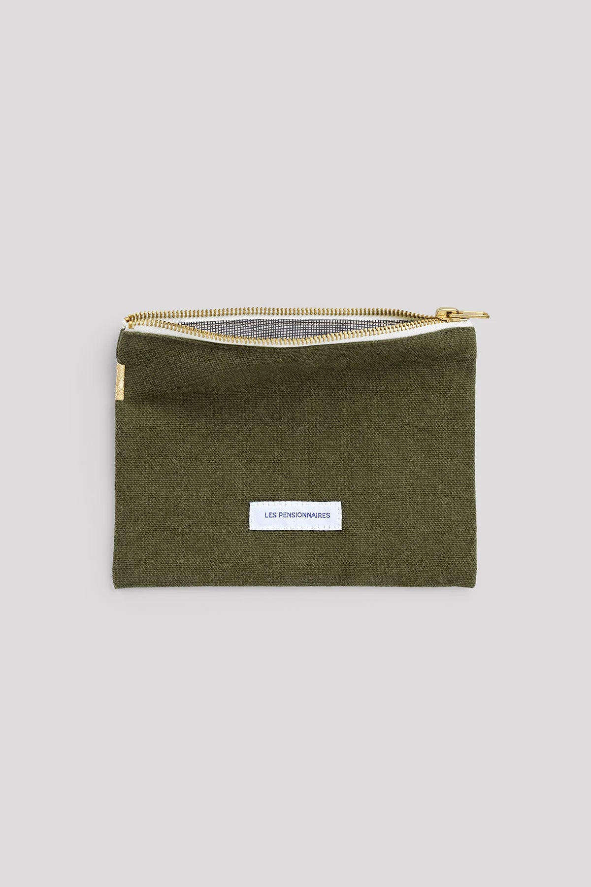 Small Canvas Pouch (Caper Green)