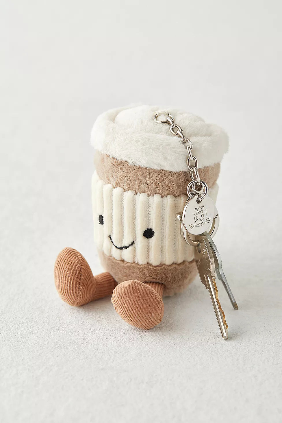 Jellycat Coffee-to-Go Keyring