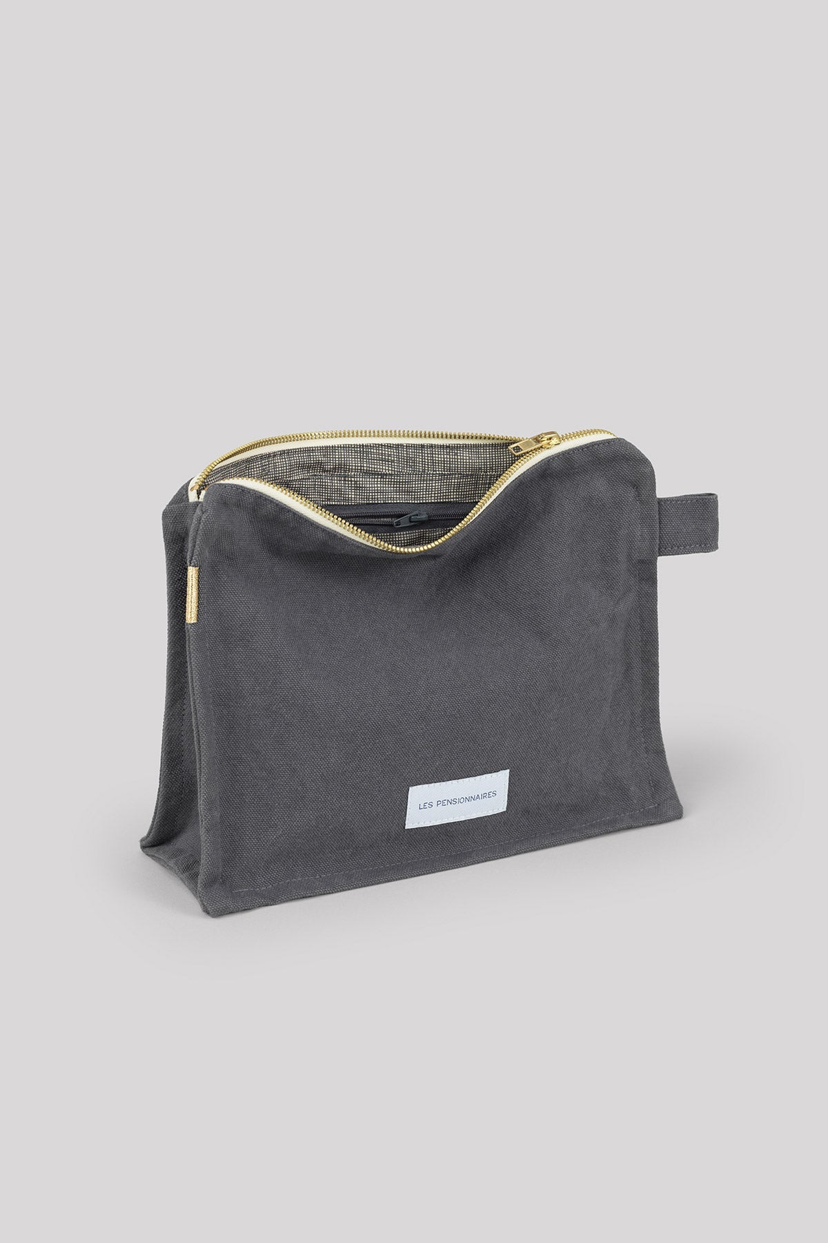 Canvas Toiletry Bag (Slate Grey)