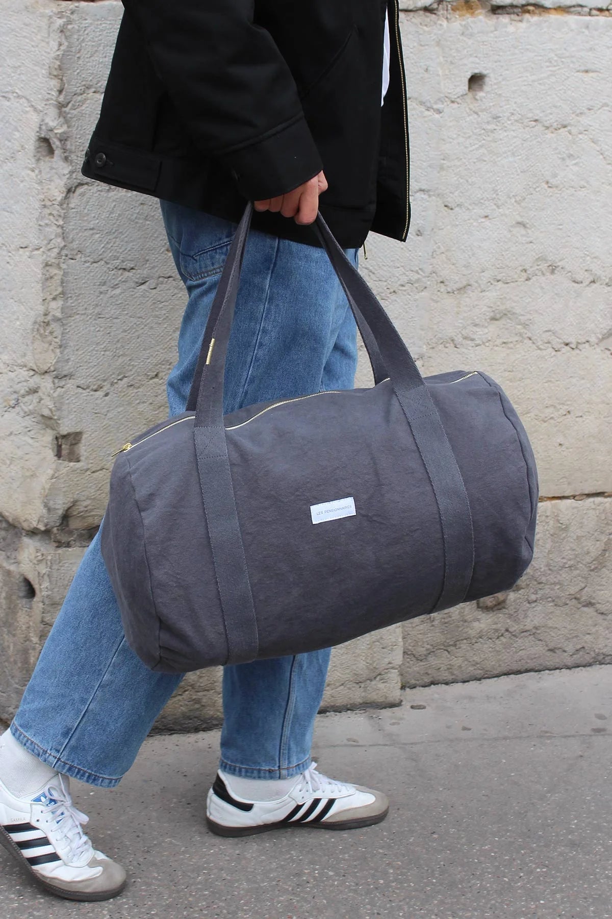 Organic Cotton Duffel Bag (Slate Grey)