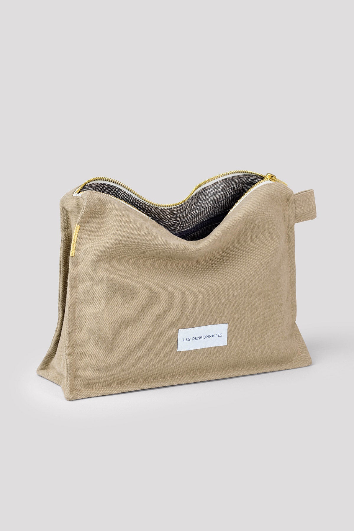 Canvas Toiletry Bag (Sand Beige)