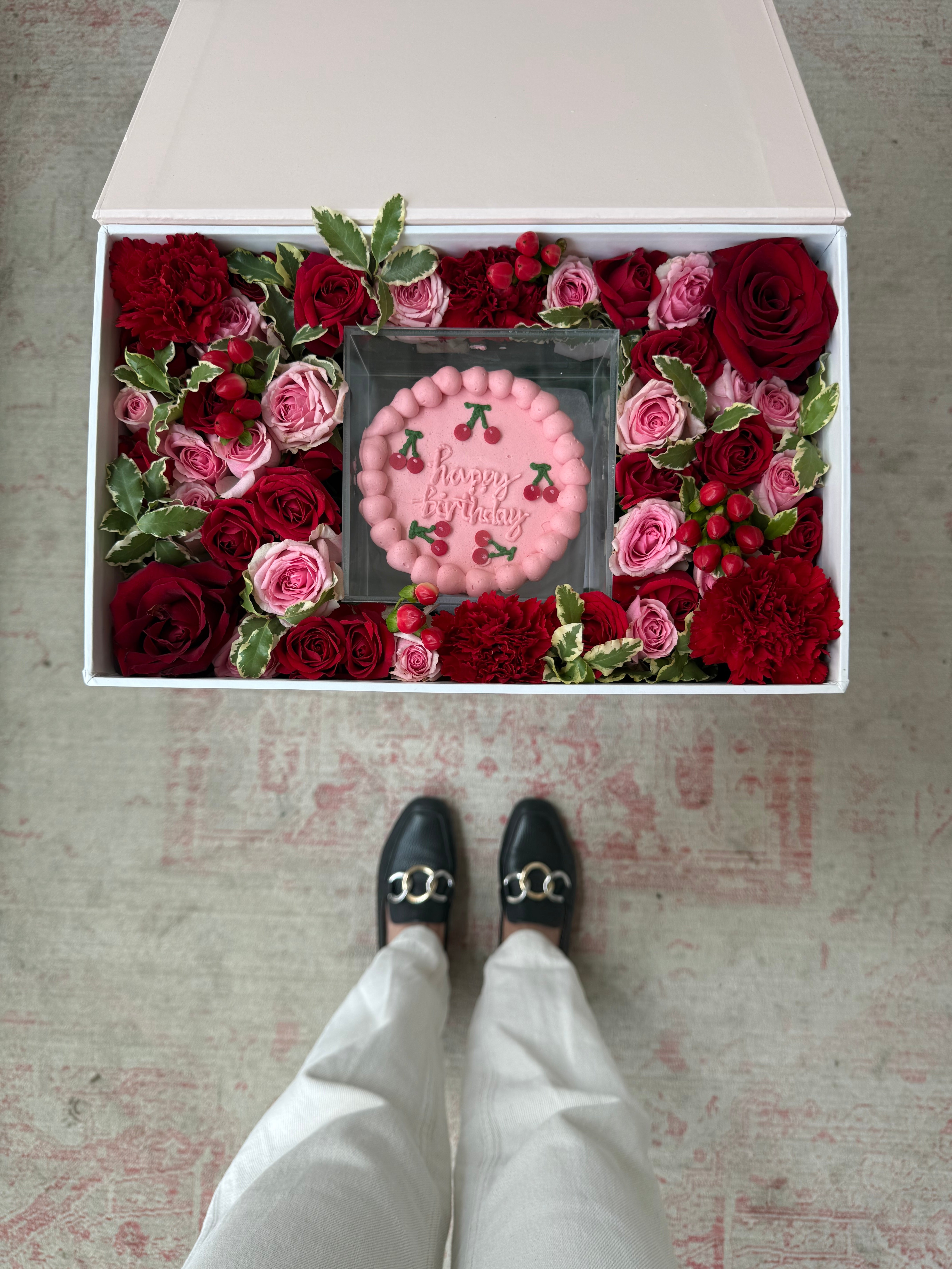 Cherry Cake Parcel