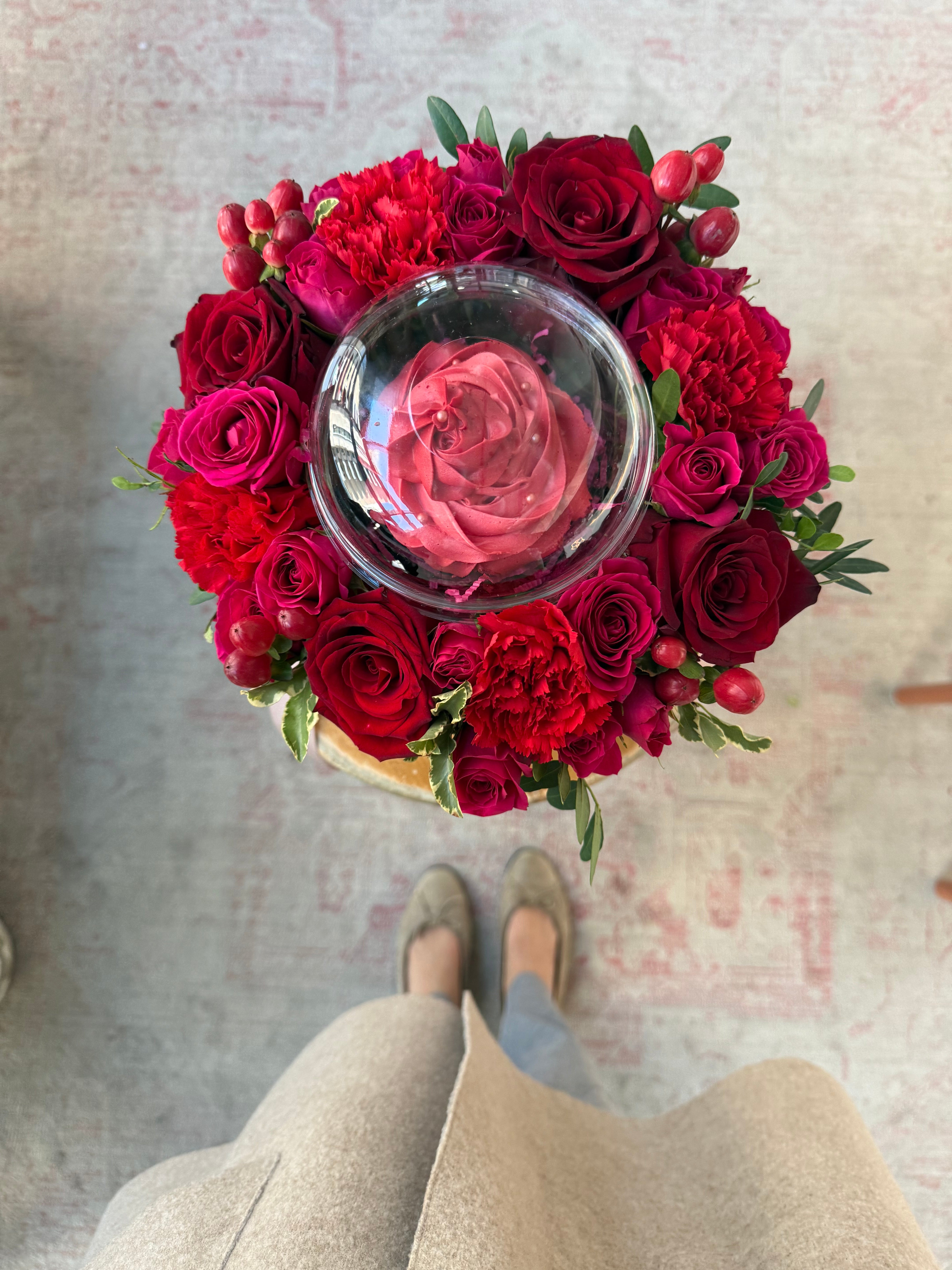 Red Cupcake Hatbox