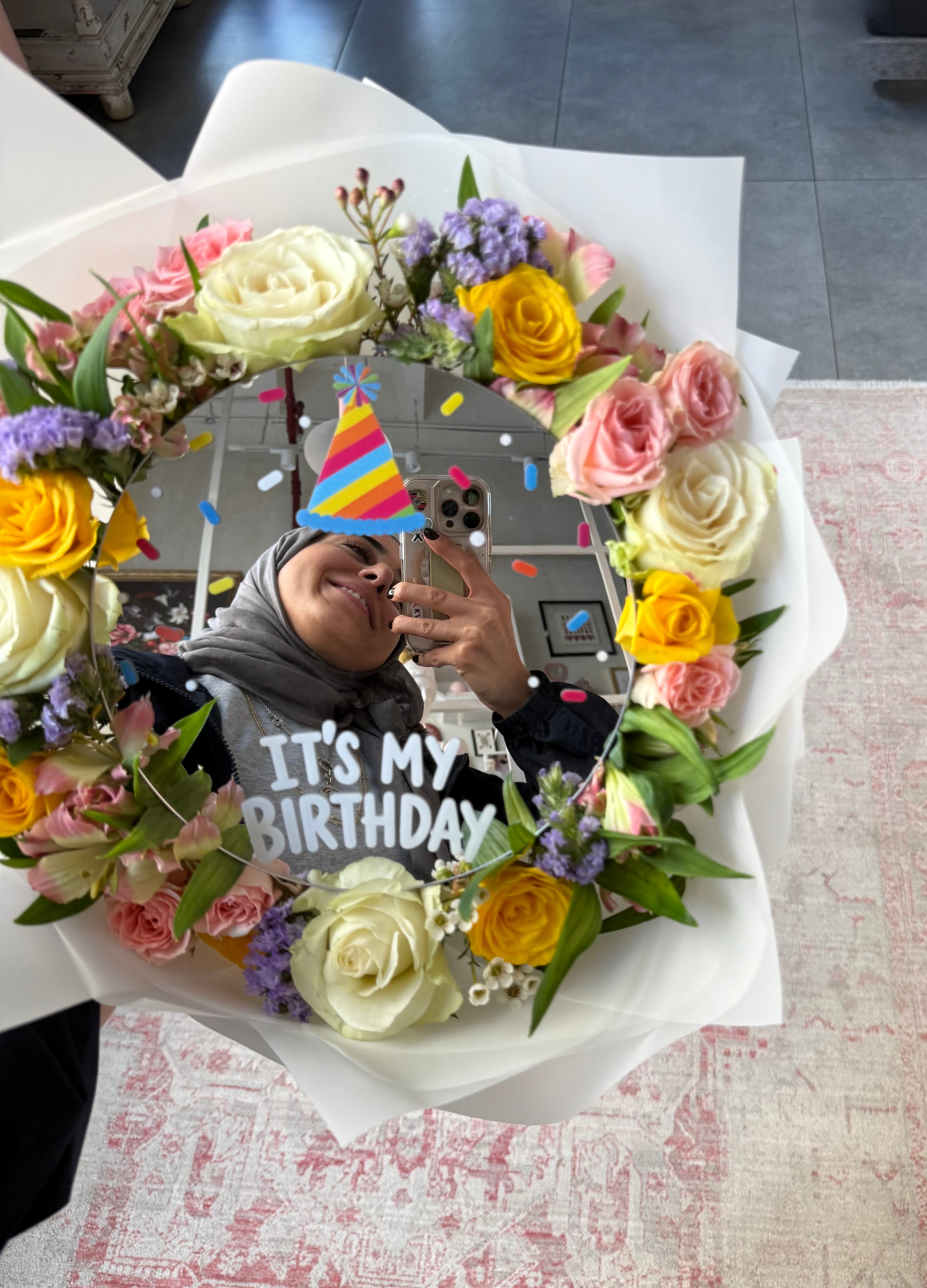 It’s My Birthday Mirror Bouquet