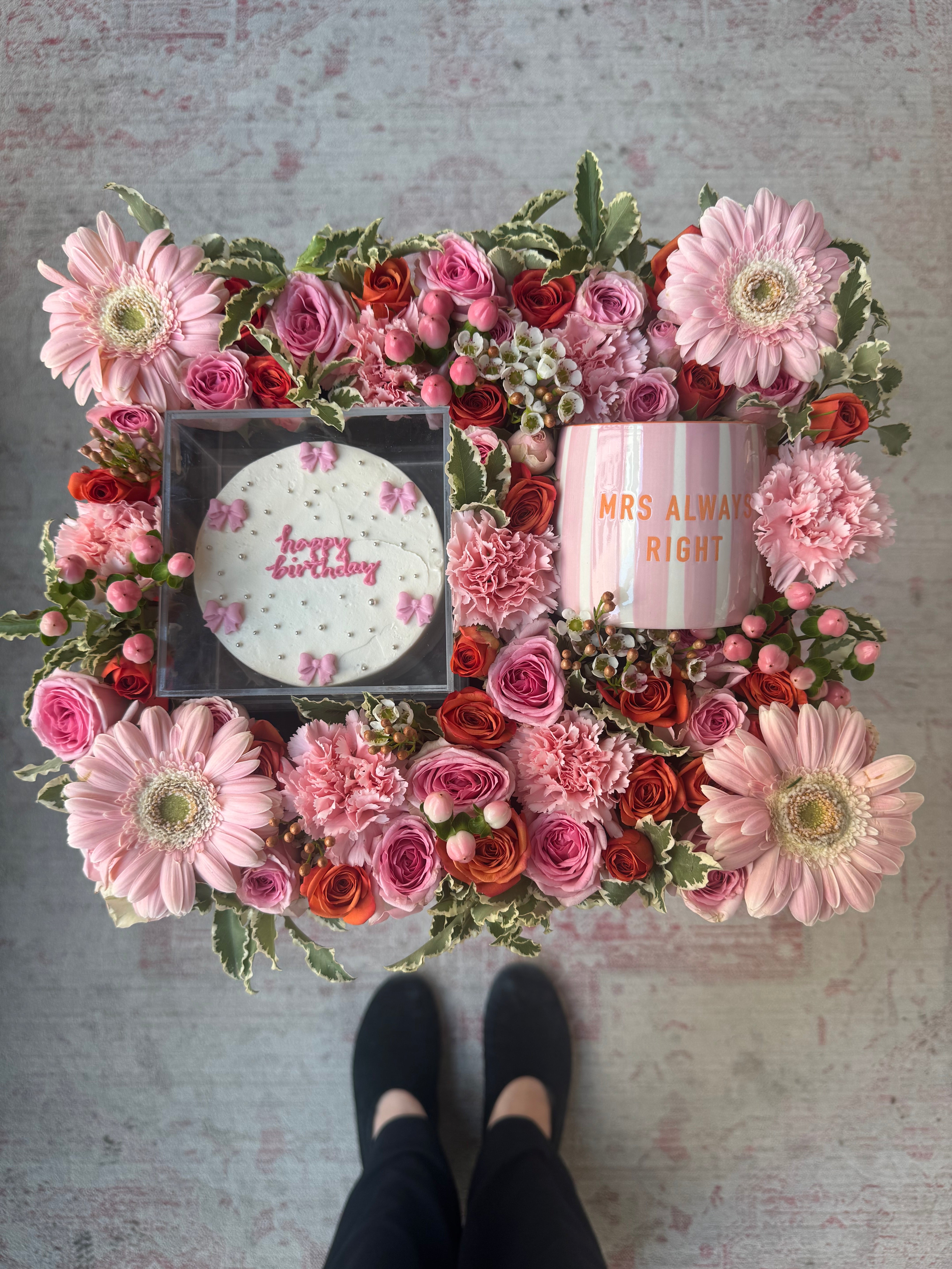 Mrs Always Right Birthday Tray