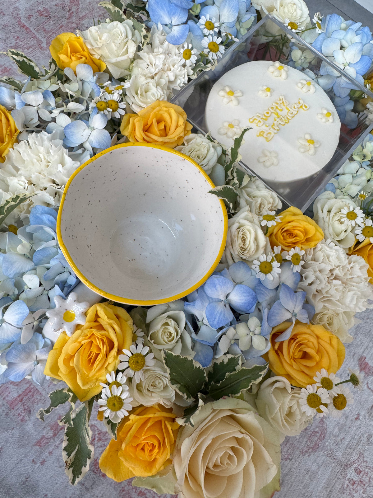 Daisy Crush Mug Birthday Tray