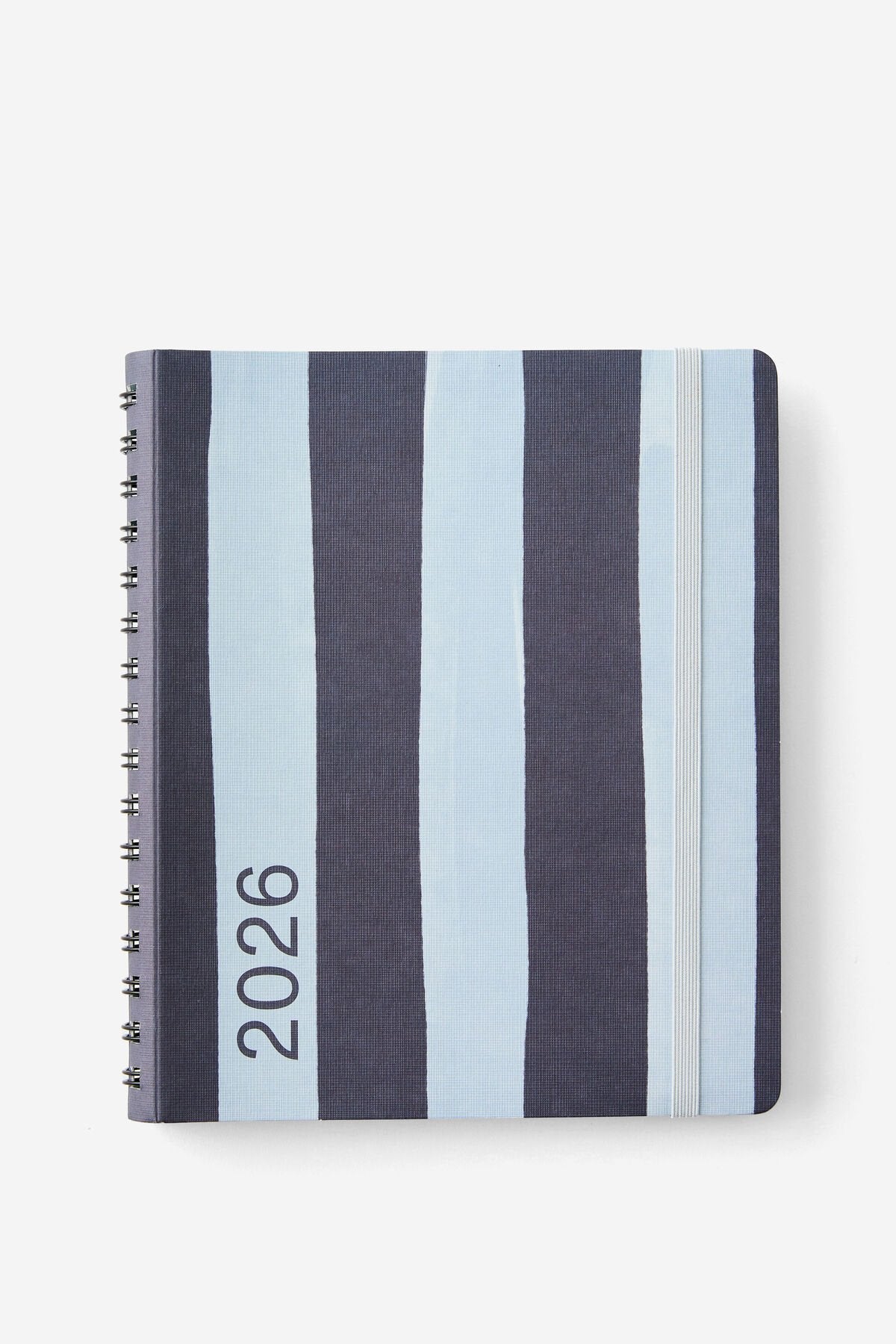 2026 Stay Focused Weekly Planner (Navy Stripes)