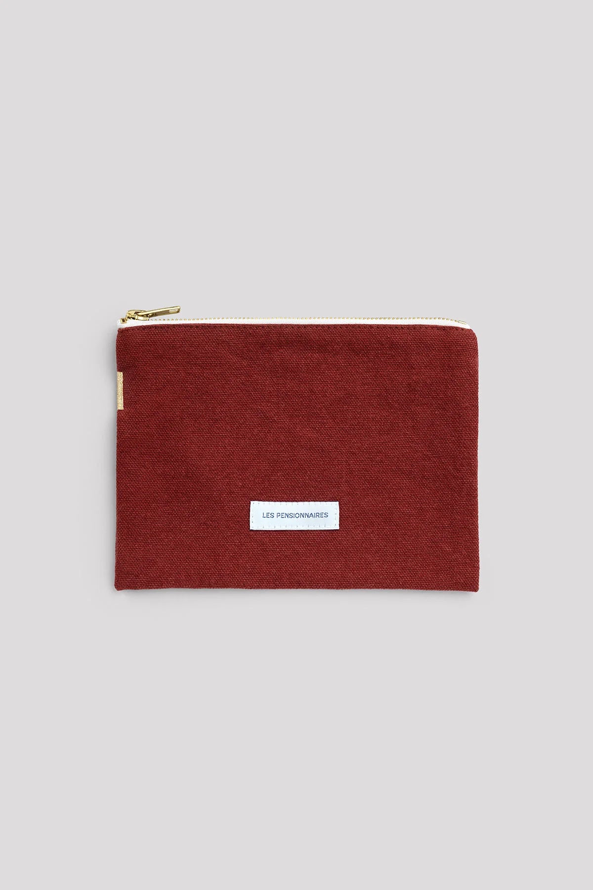 Small Canvas Pouch (Rust Red)