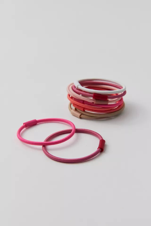 Pink Mix Hair Tie Set