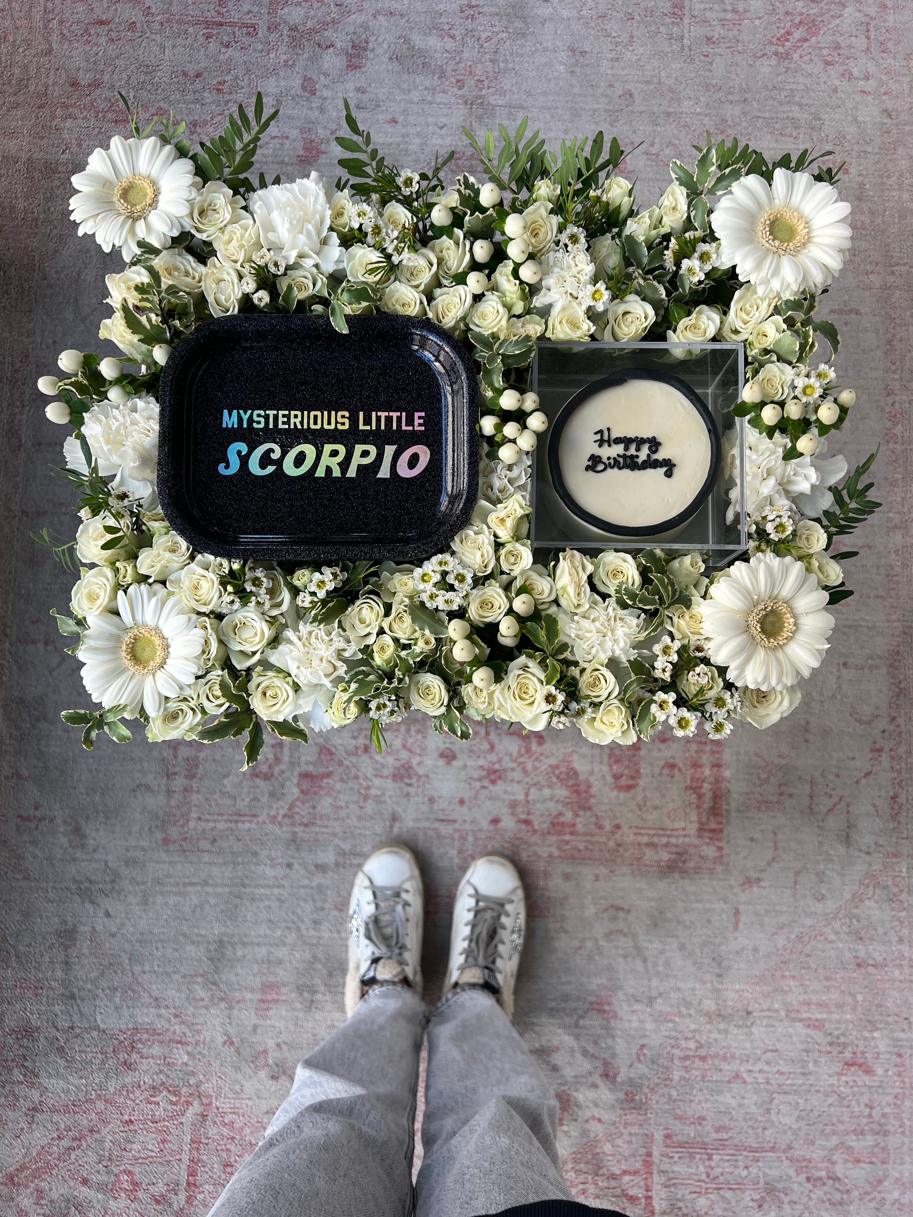 Mysterious Little Scorpio Birthday Tray