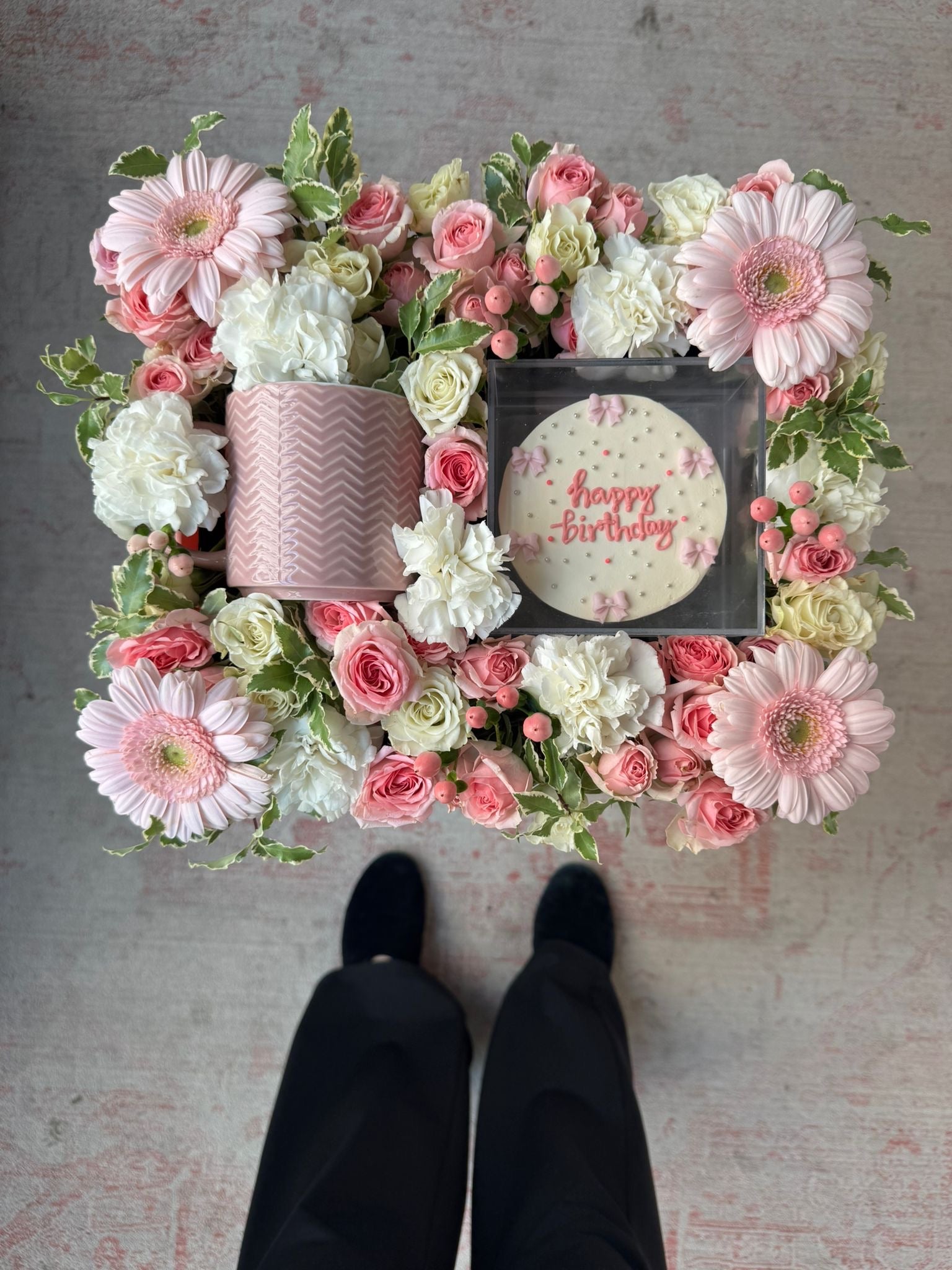 Pretty in Pink Birthday Tray