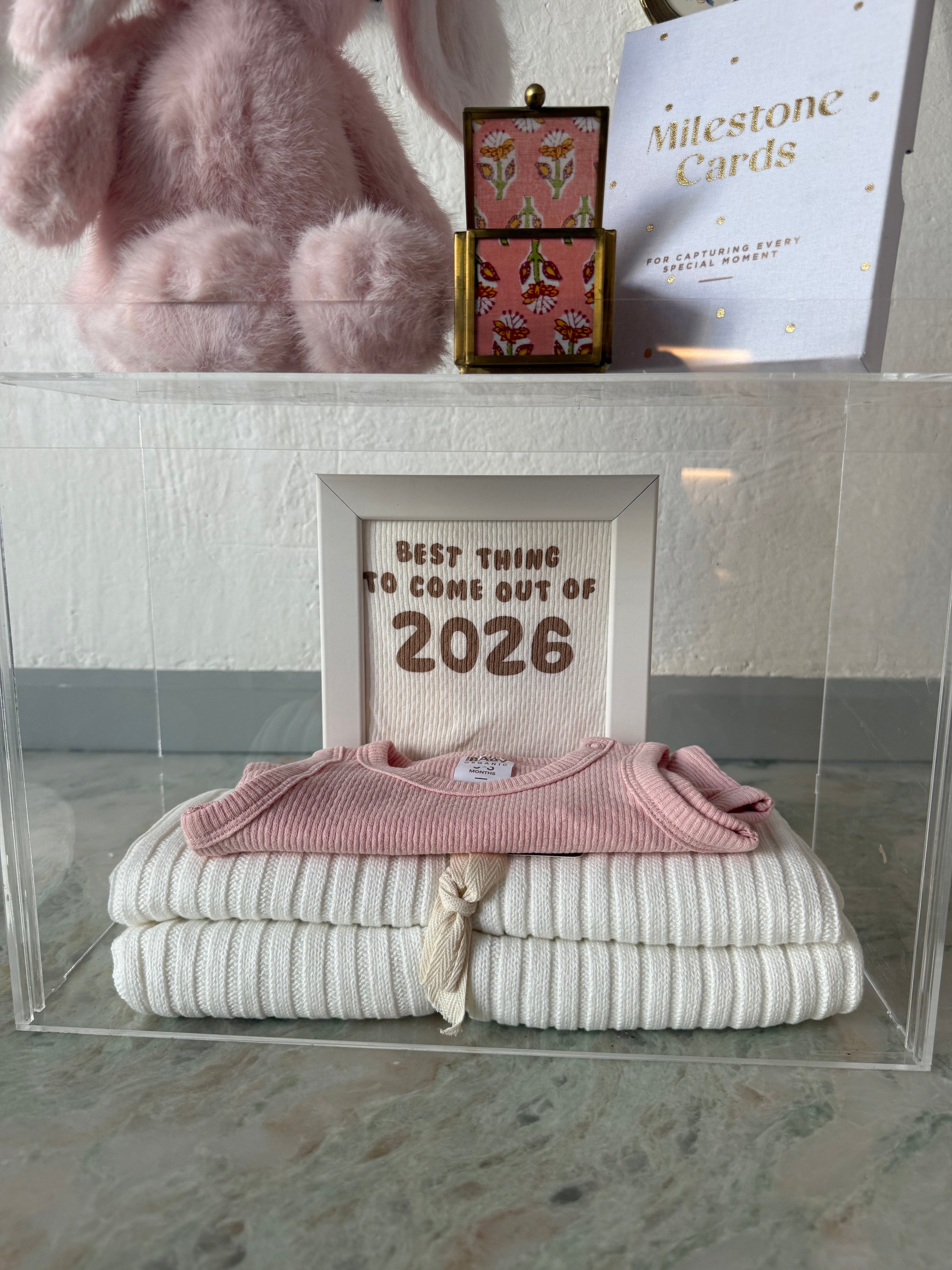 Baby Girl Deluxe Newborn Box (with Gold)