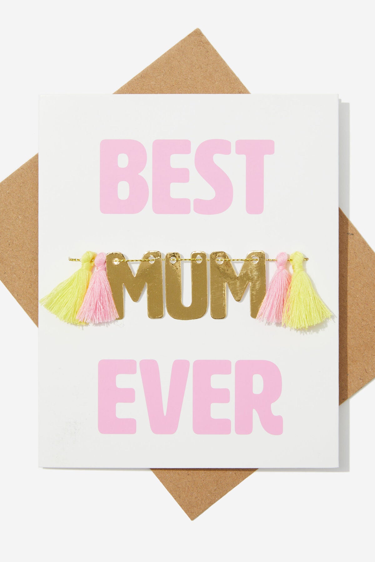 Best Mum Ever Tassle Card