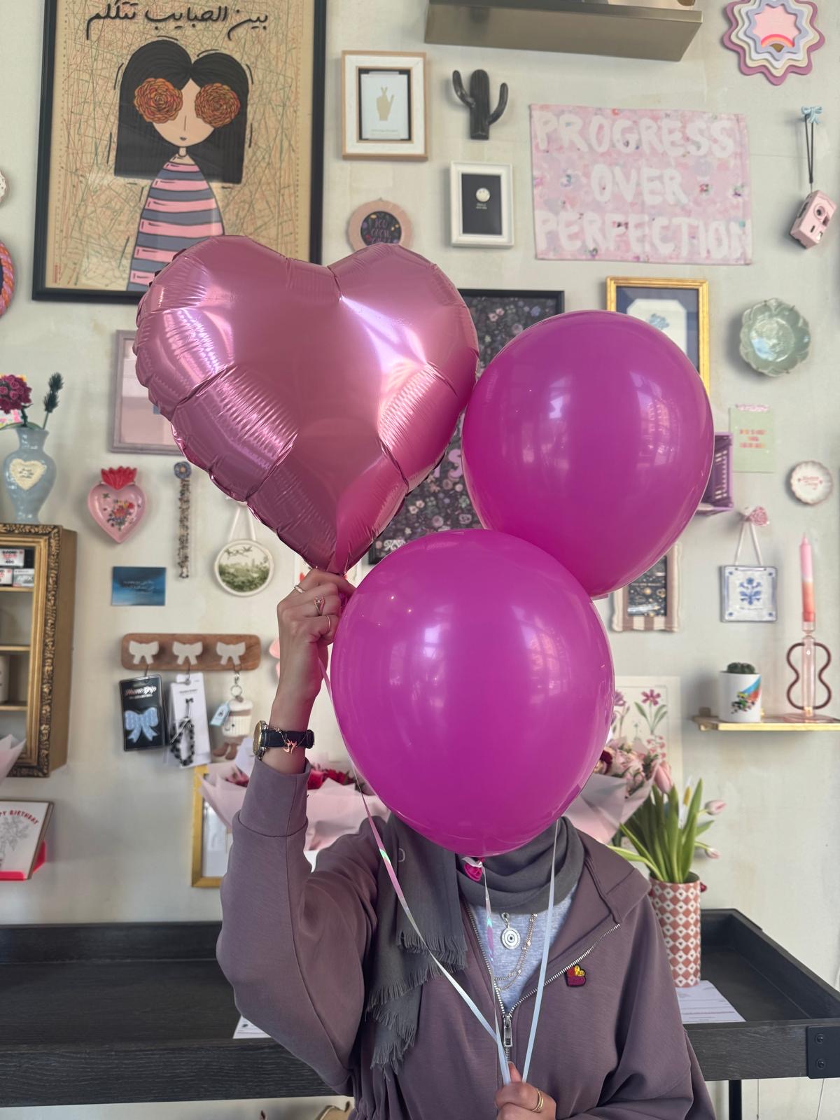 Love Balloon Set (Pink)