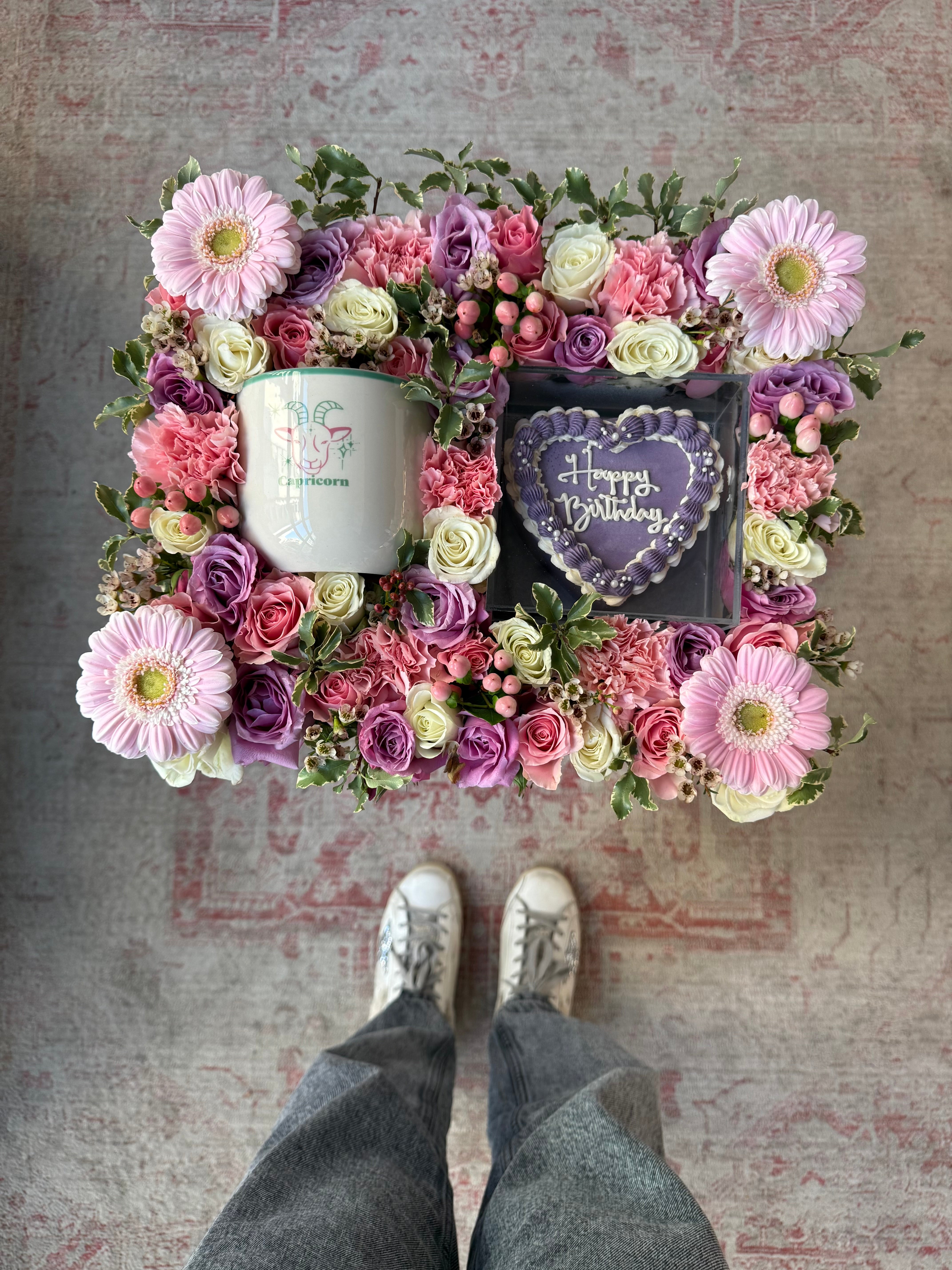 Capricorn Love Birthday Tray