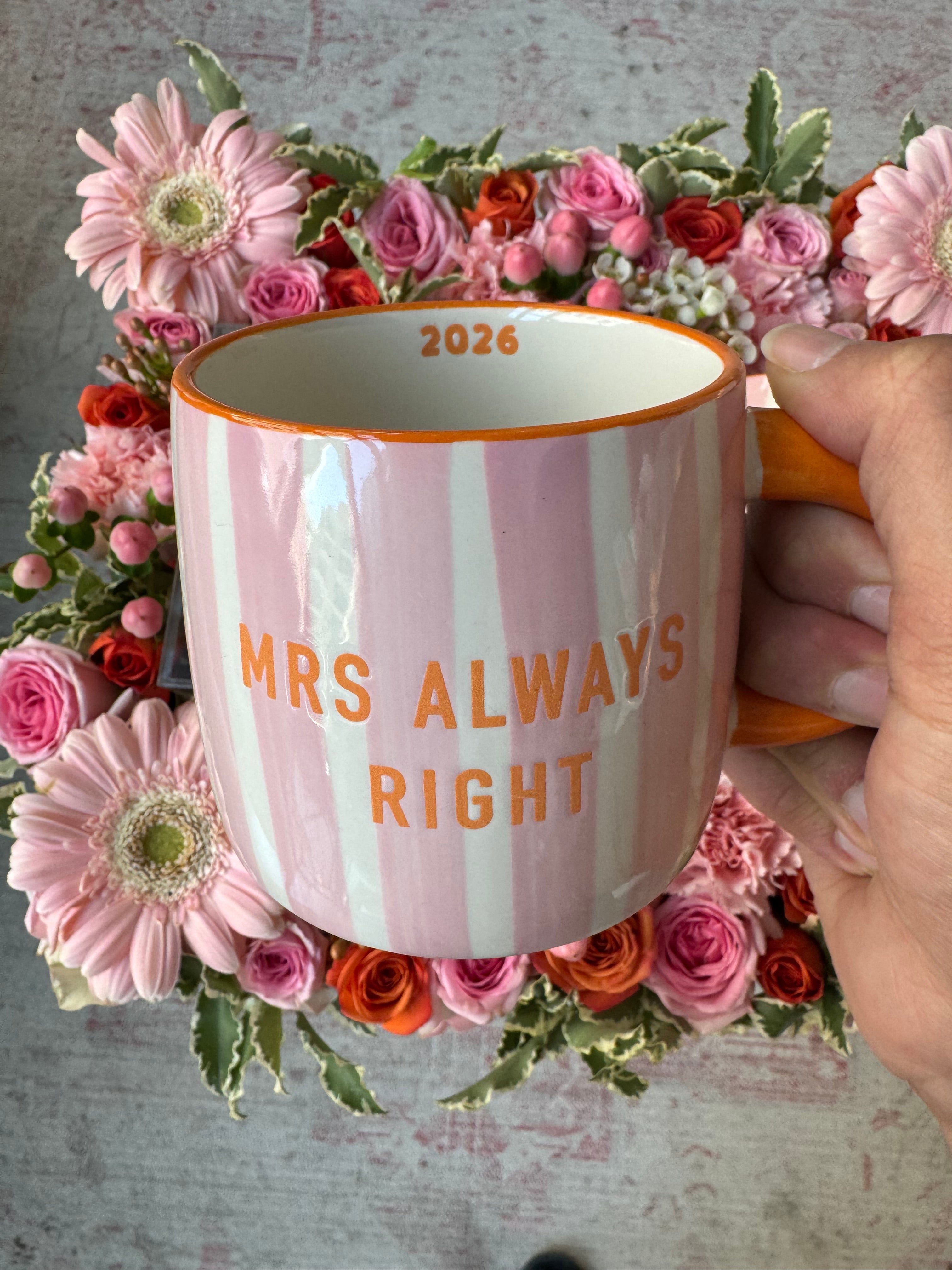 Mrs Always Right Birthday Tray