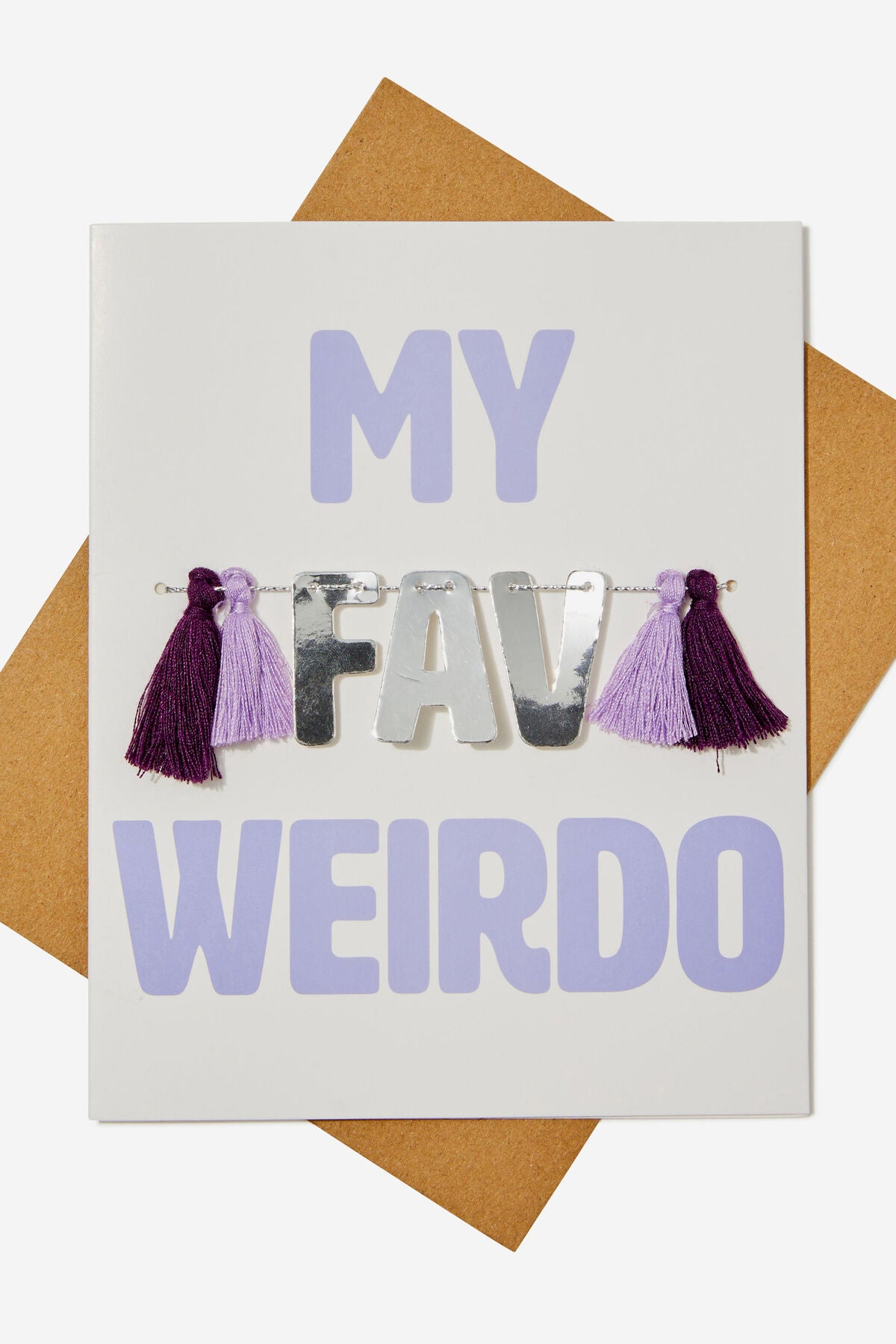 My Fav Weirdo Tassle Card