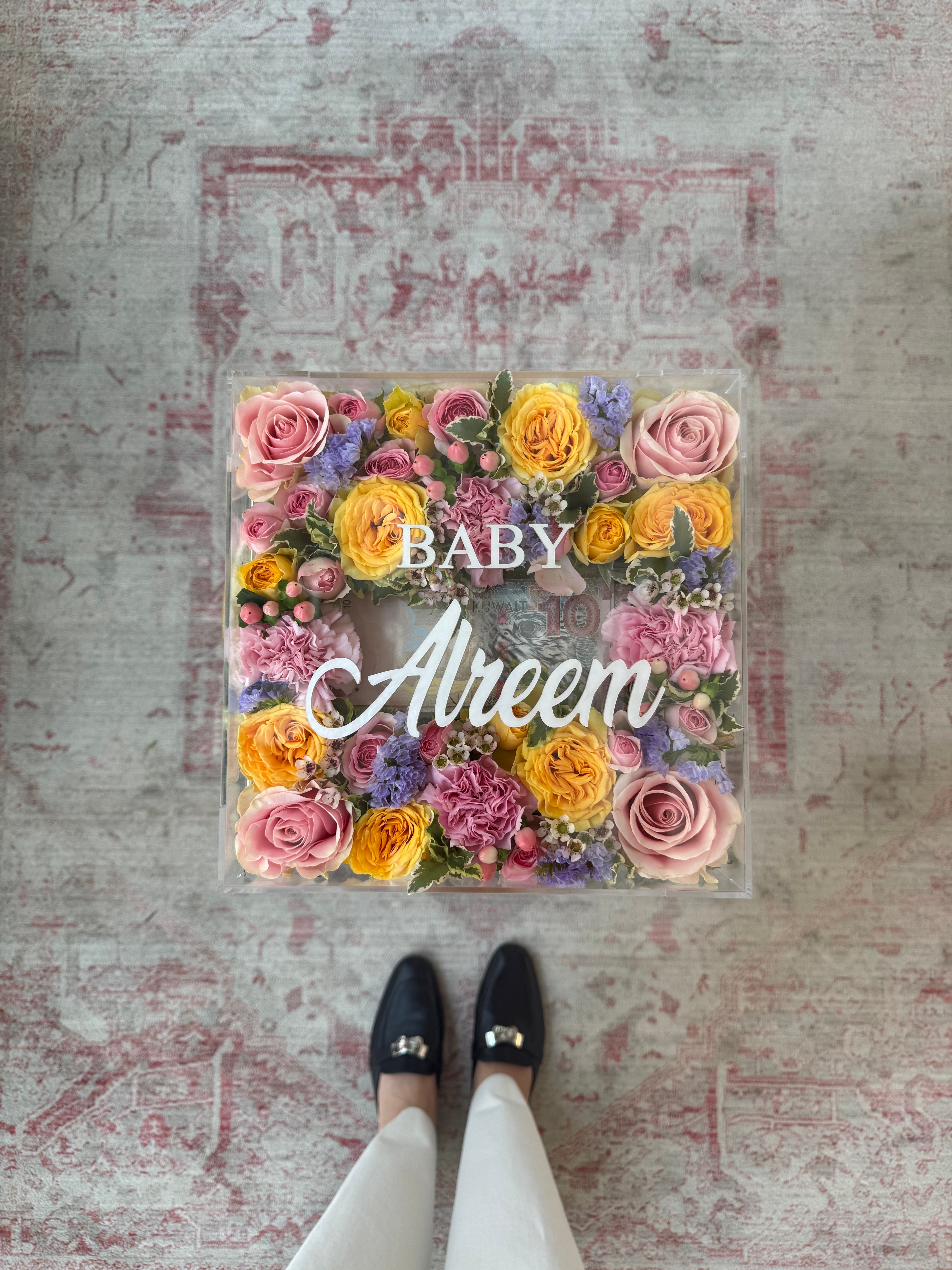 Vibrant Acrylic Bloom Box - 24 Hour Customization Notice