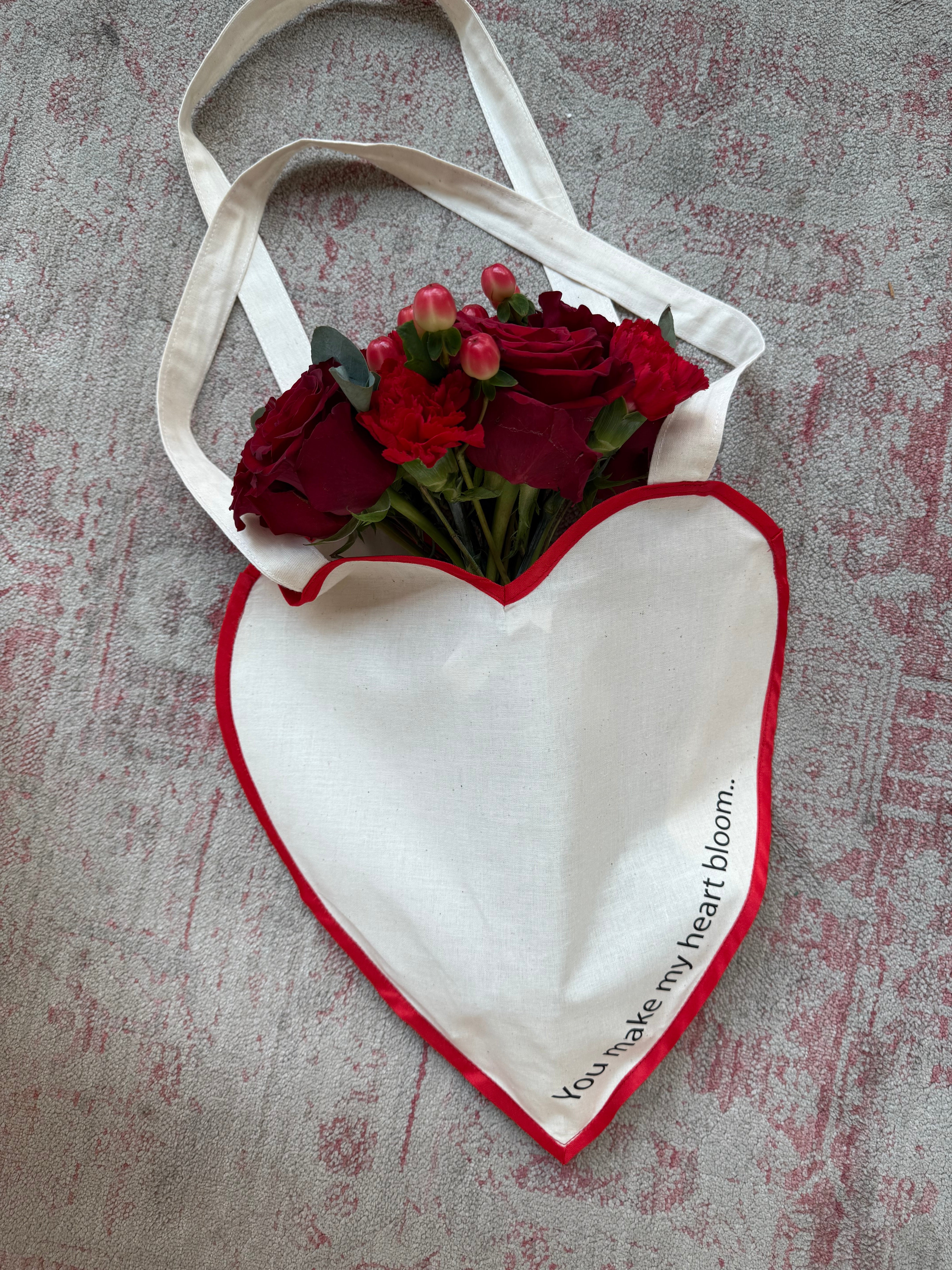 Blooming Heart Tote