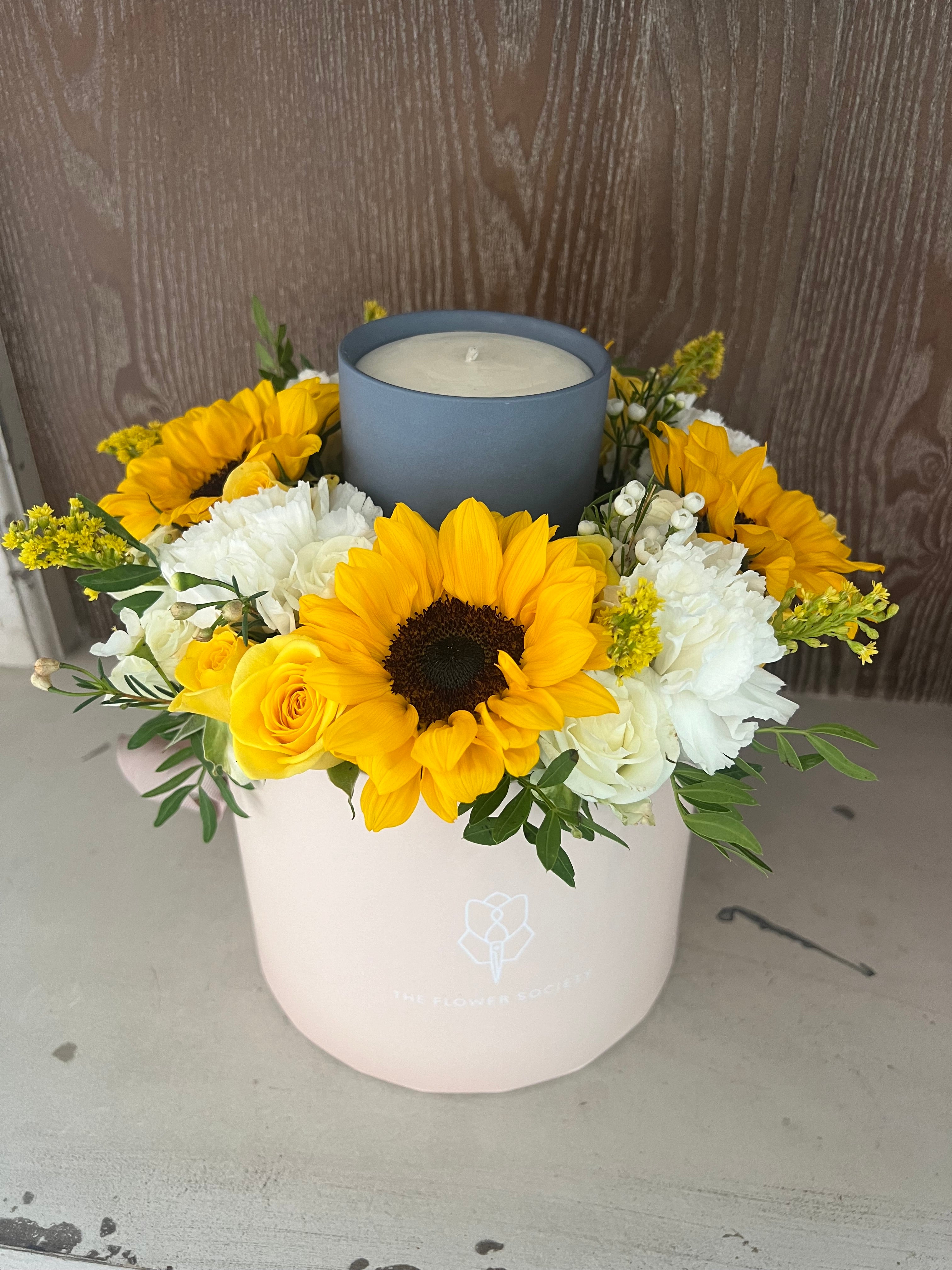 Sunlight Hat Box w/ Candle