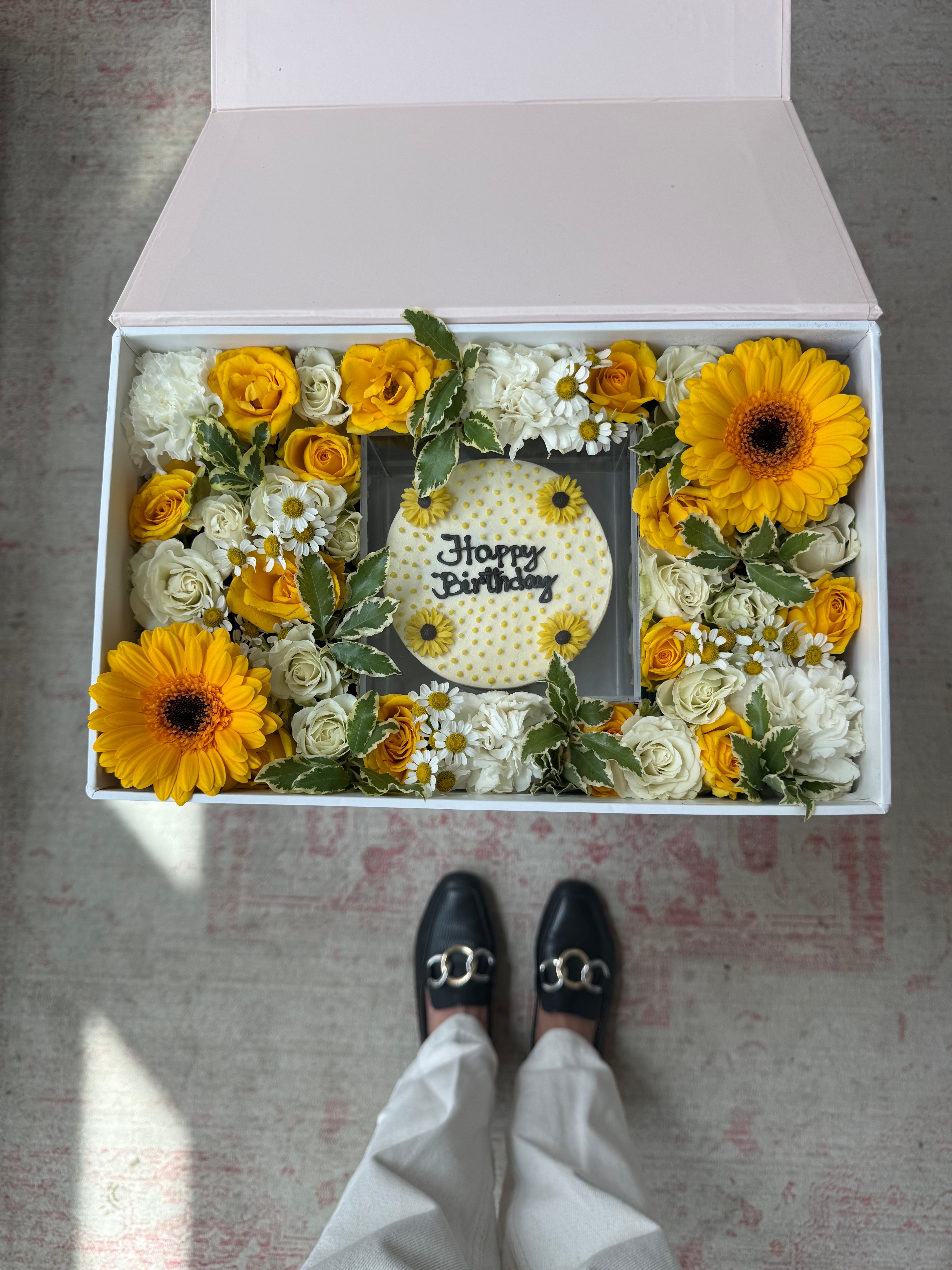 Sunflower Birthday Cake Parcel