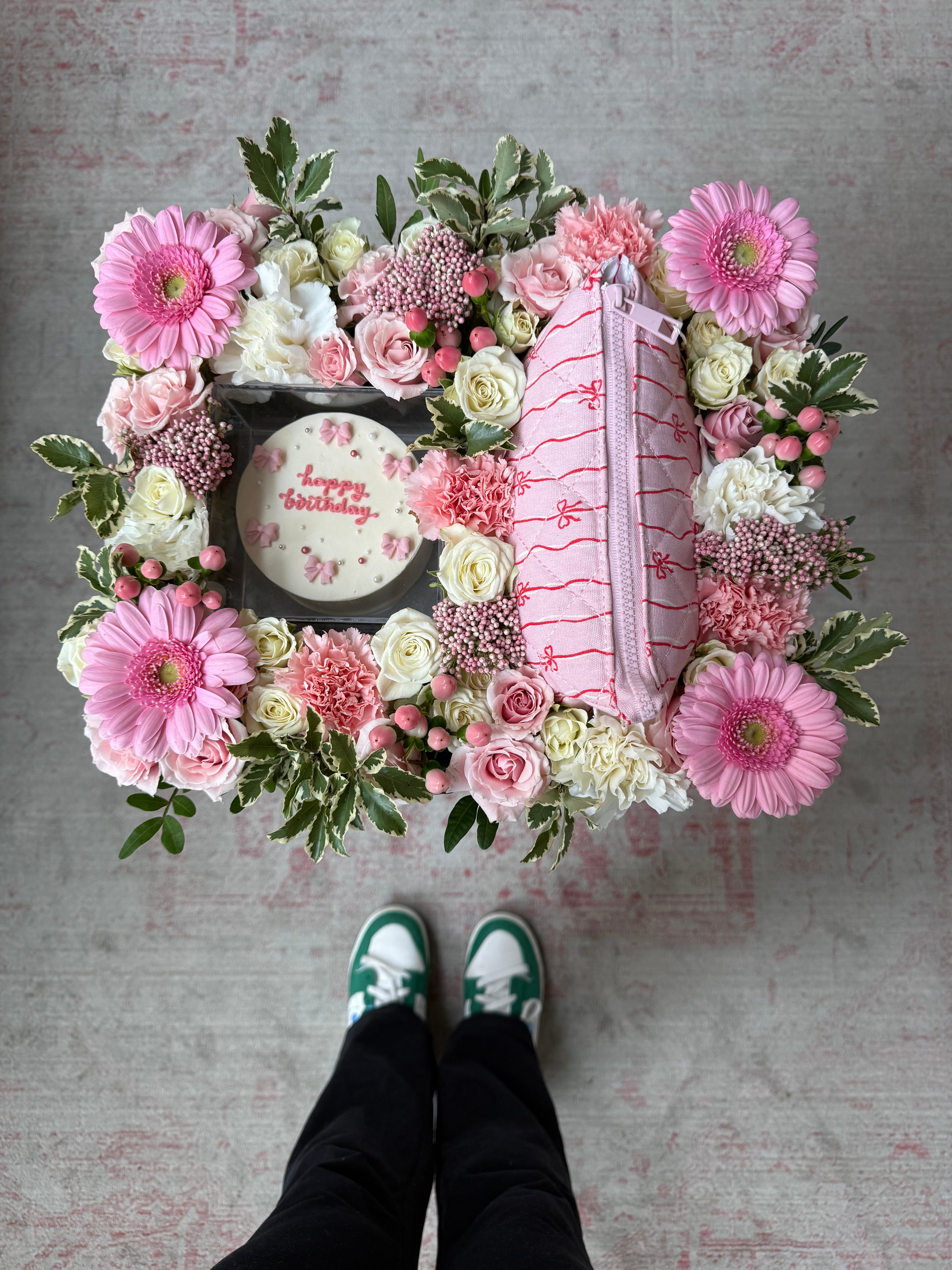 Bowtiful Birthday Tray w/ Make Up Bag