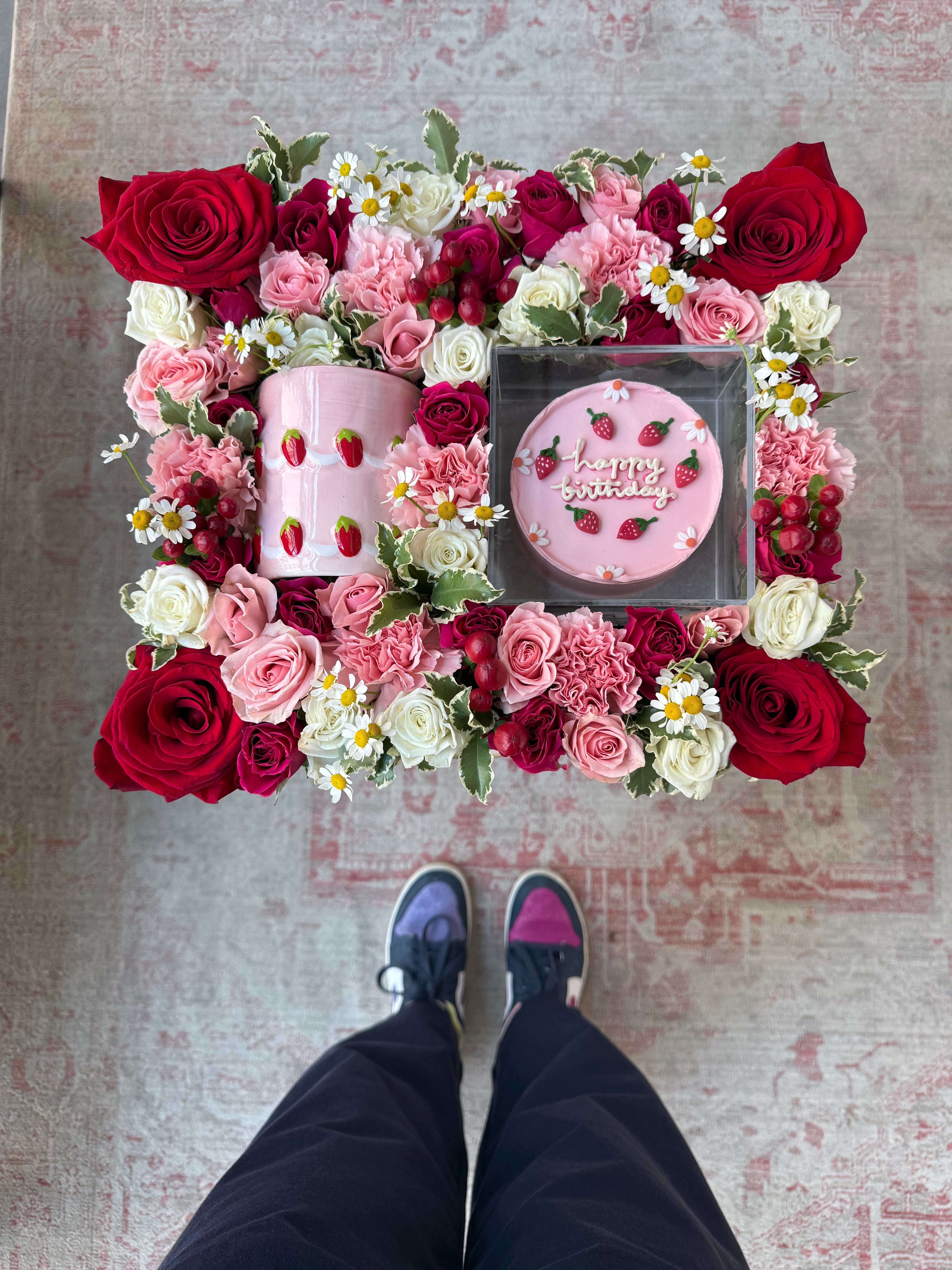 Sweet Berry Birthday Tray