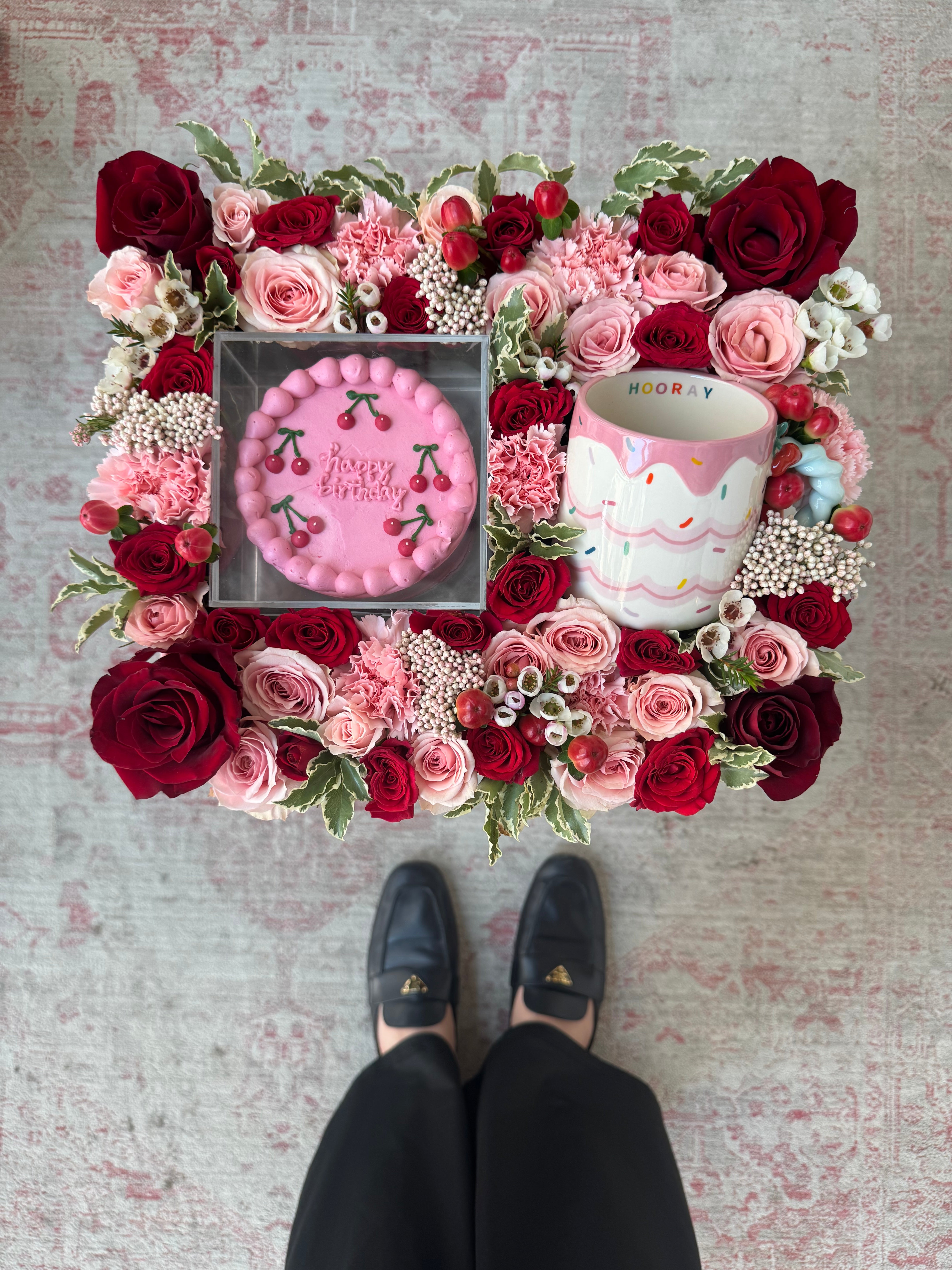 Sweet Like Cherries Birthday Tray
